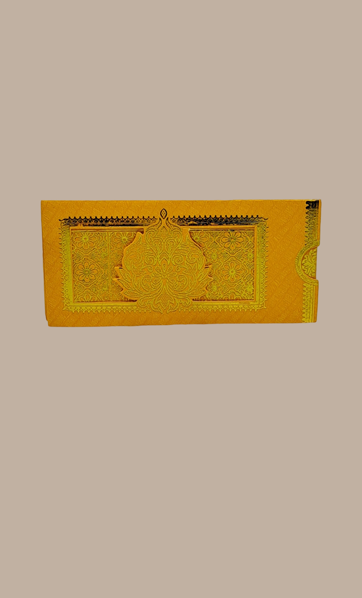 Deep Mustard Printed Envelope