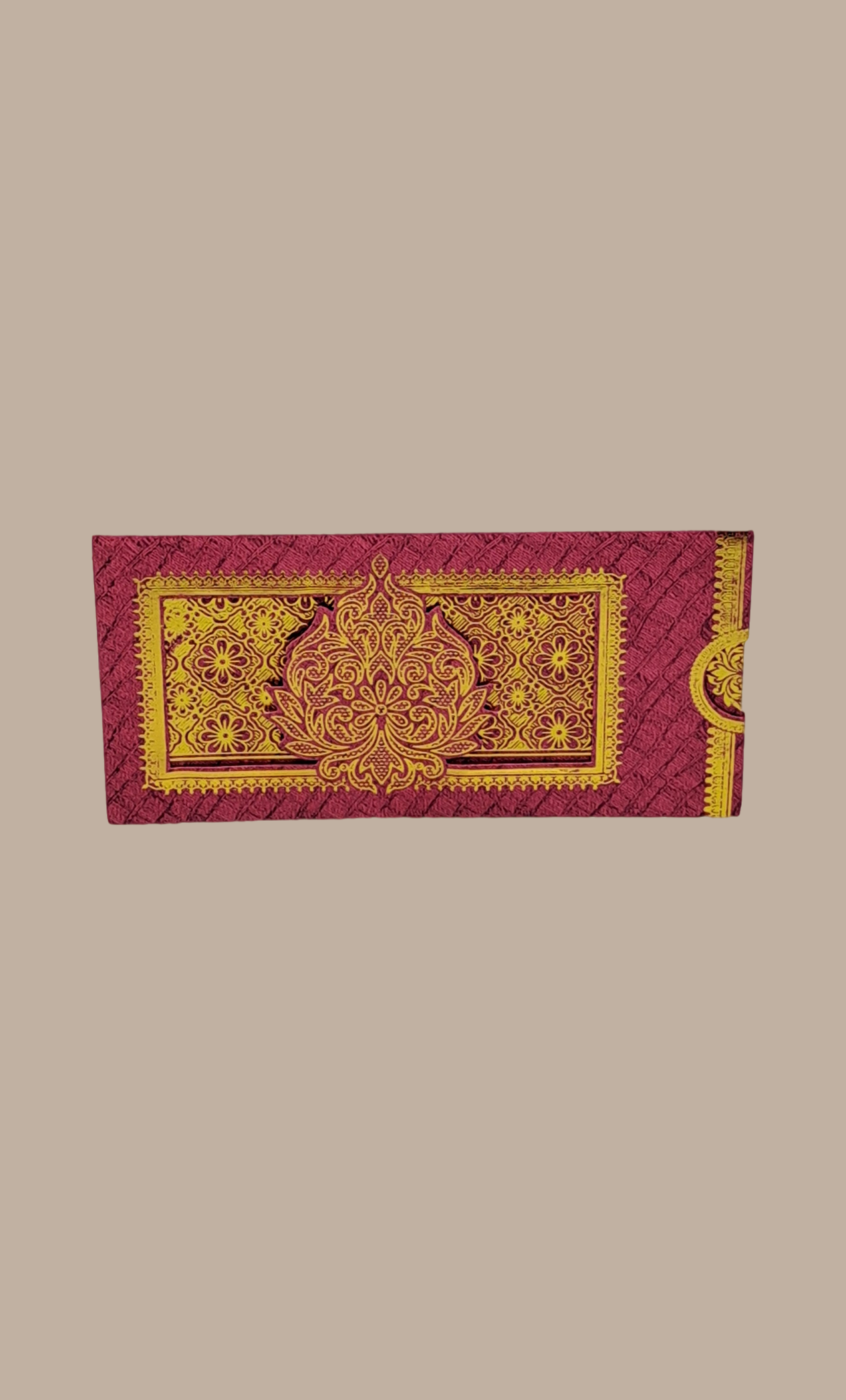 Deep Mink Printed Envelope