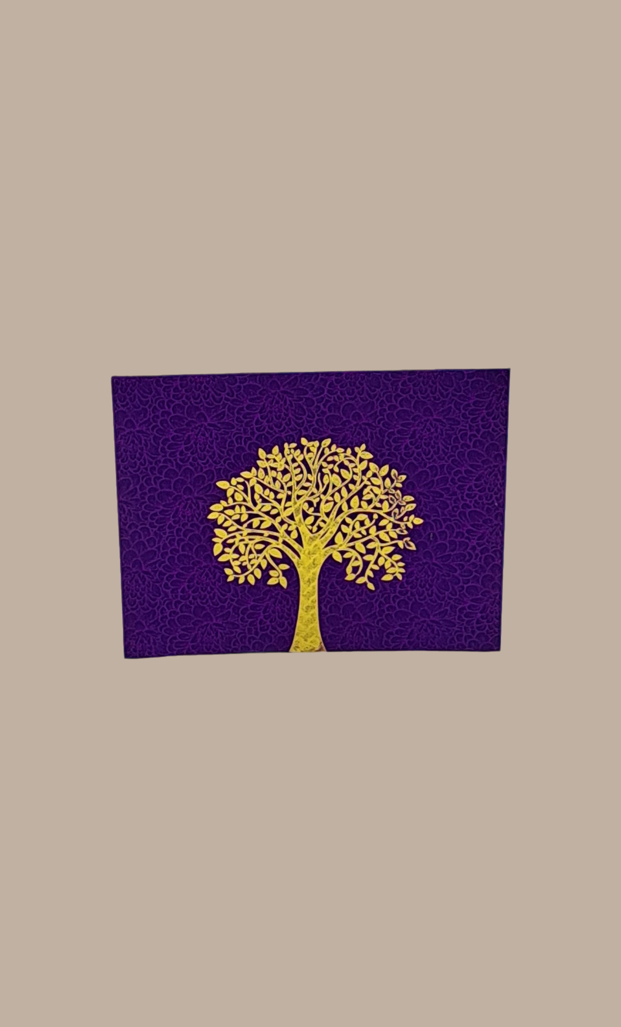 Deep Purple Printed Envelope