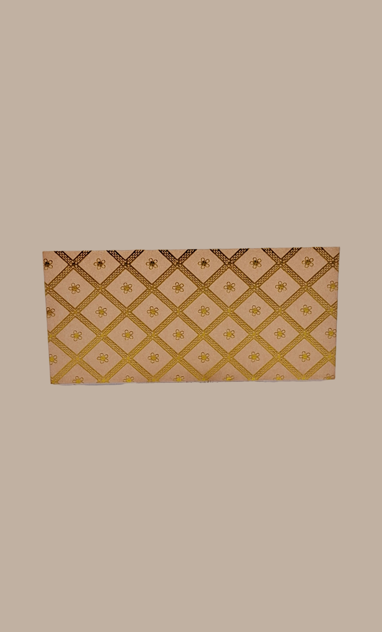 Peach Printed Envelope