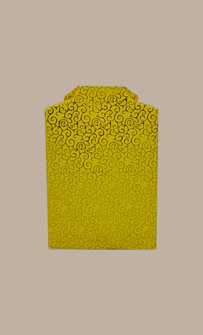 Deep Lemon Printed Envelope