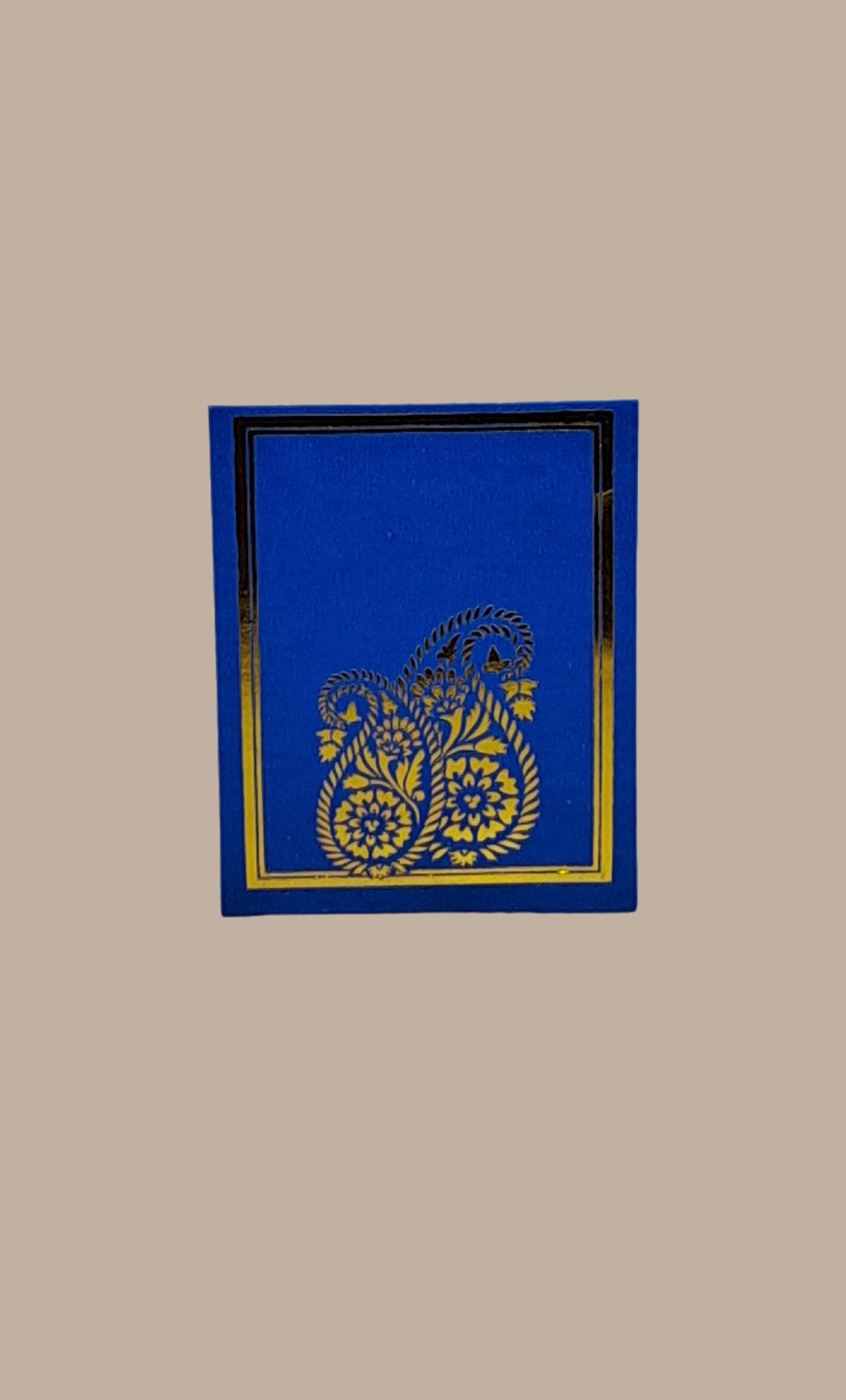 Blue Printed Envelope