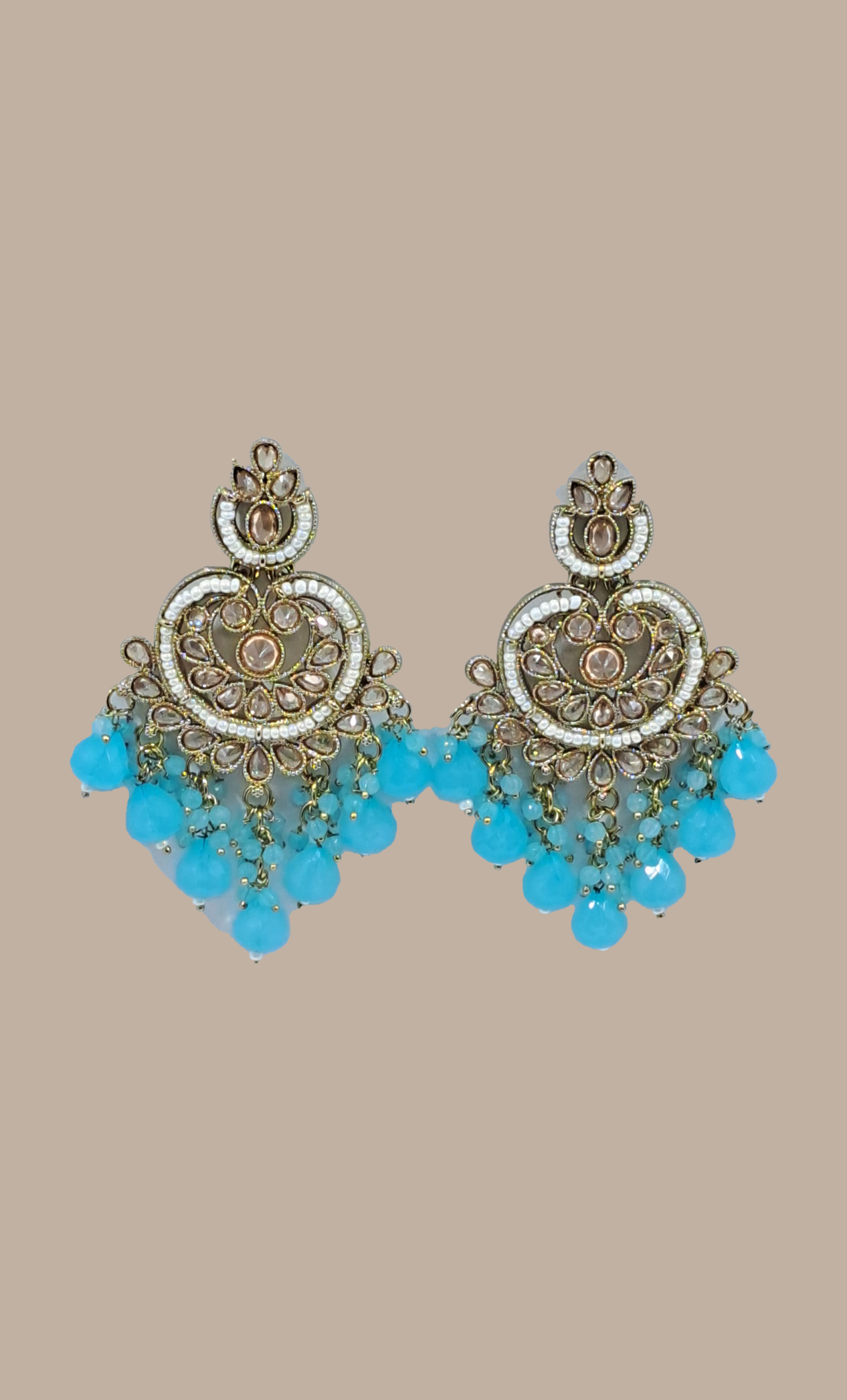 Baby Blue Drop Earrings