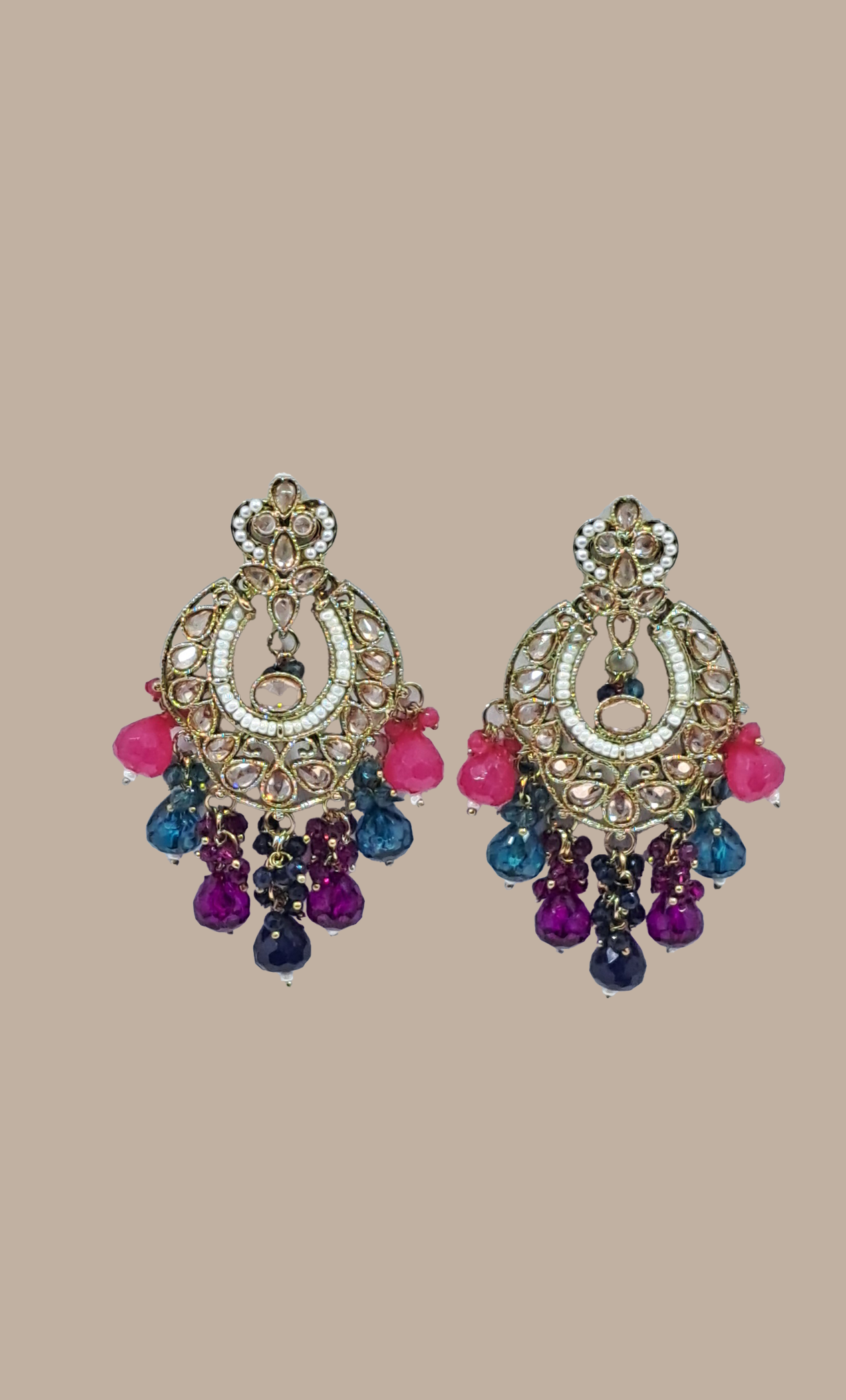 Multi-Colour Drop Earrings