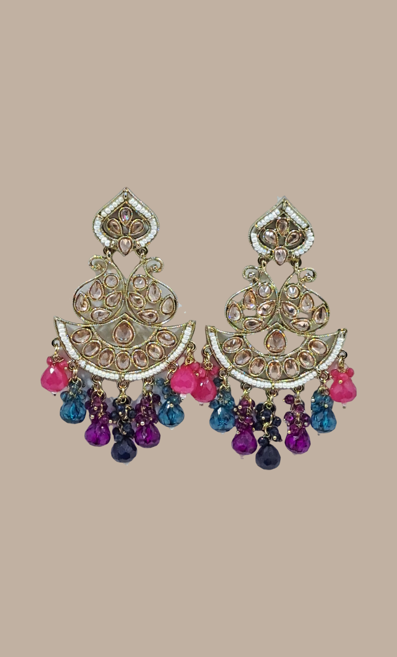 Multi-Colour Drop Earrings