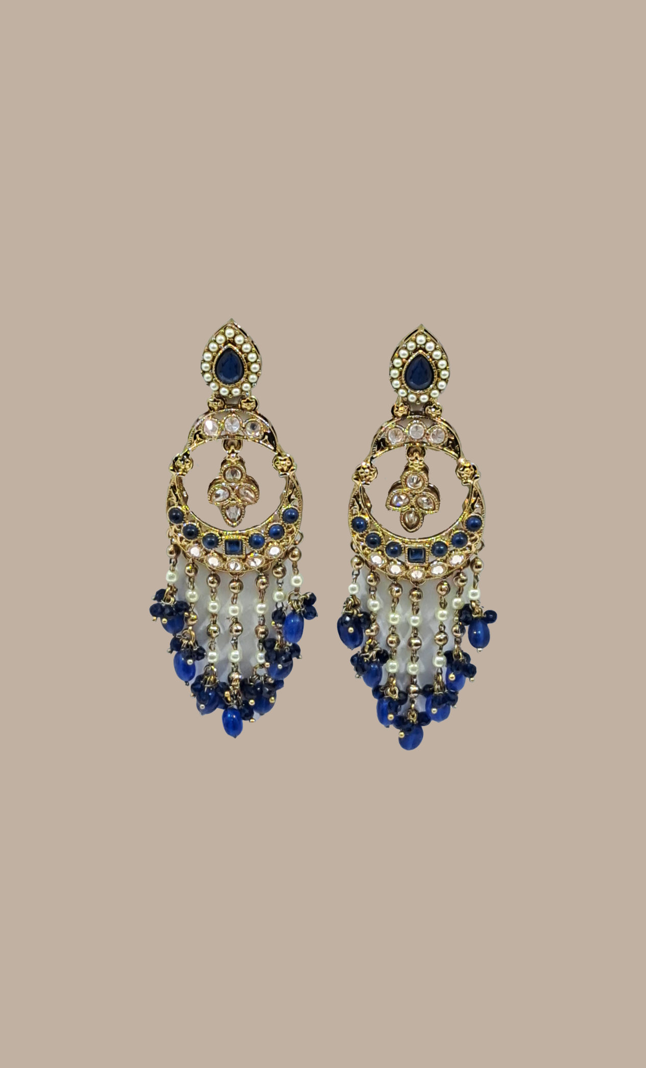 Midnight Blue Drop Earrings