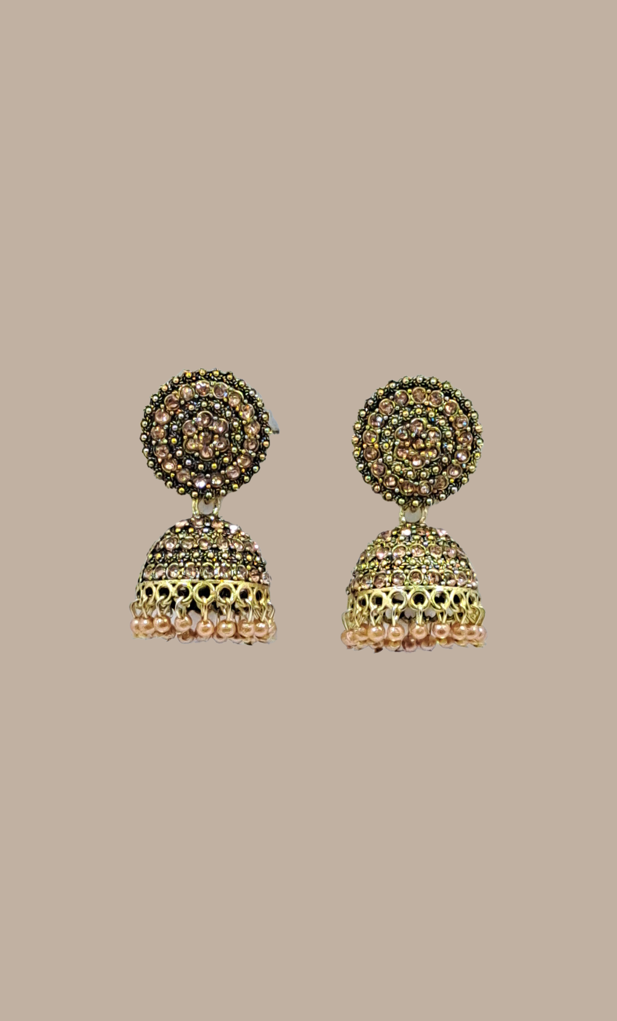 Gold Jumki Earrings