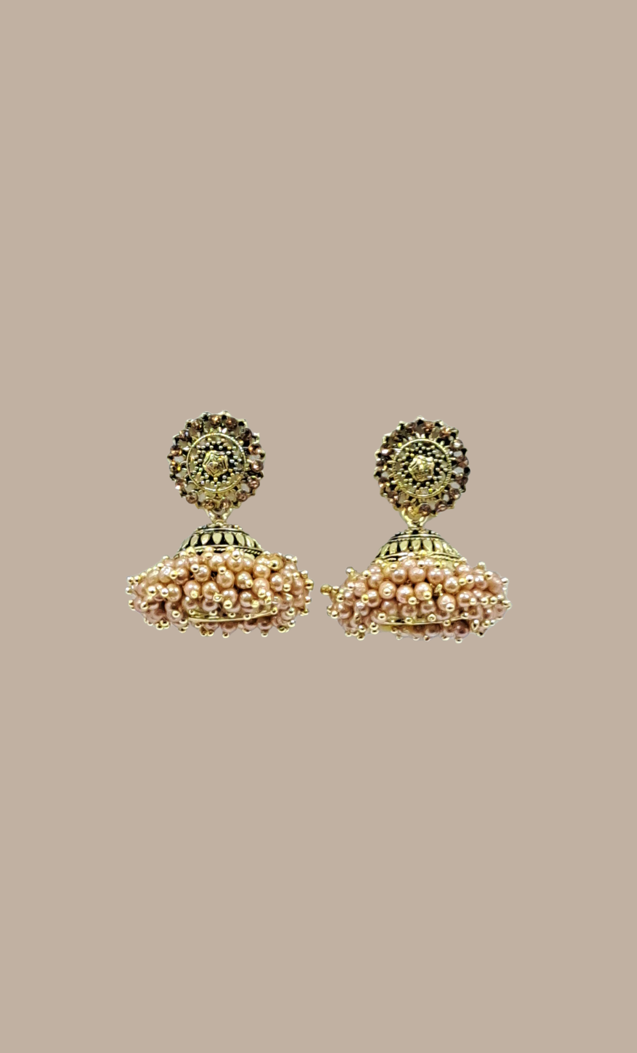 Gold Jumki Earrings