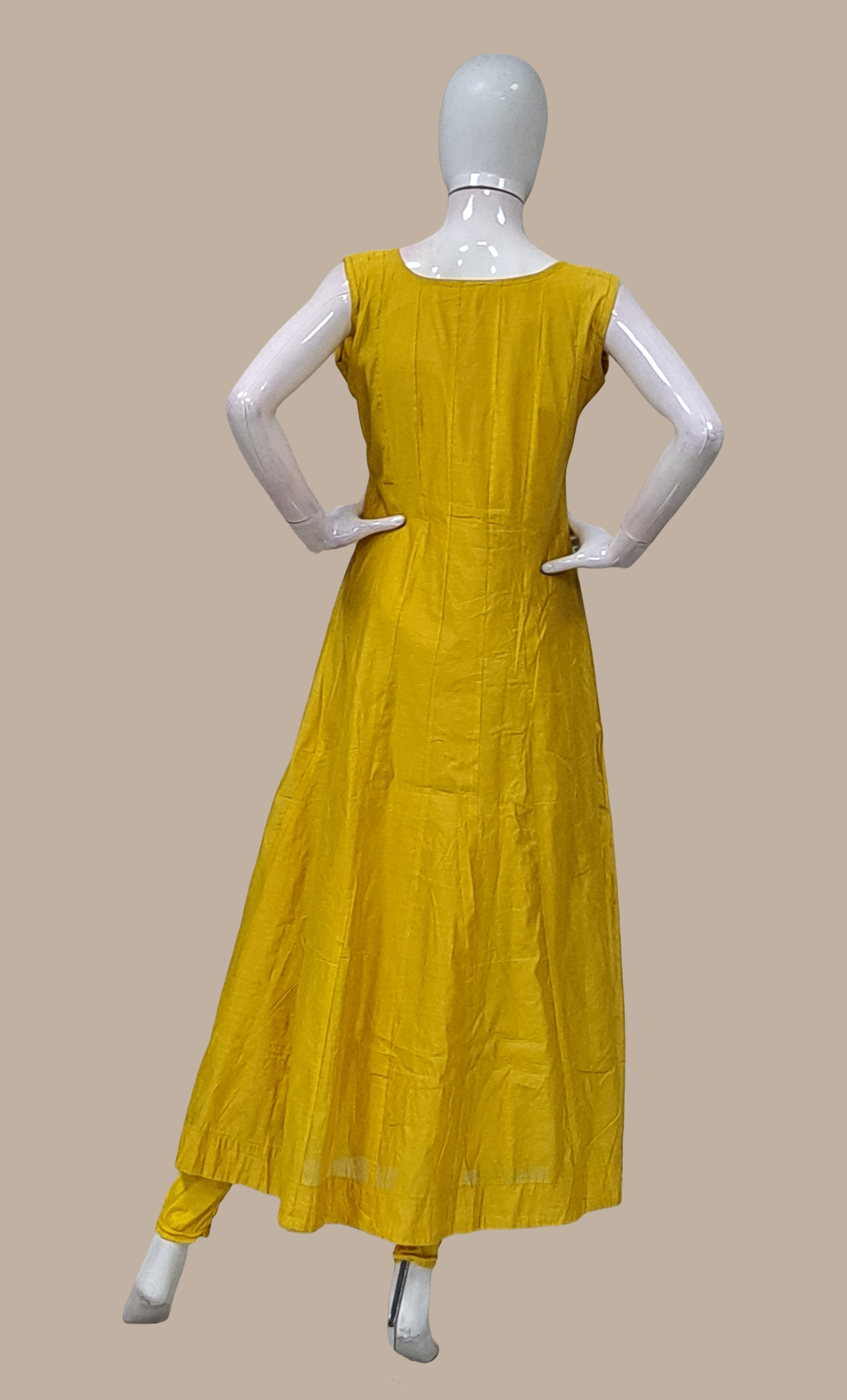 Deep Mustard Embroidered Punjabi