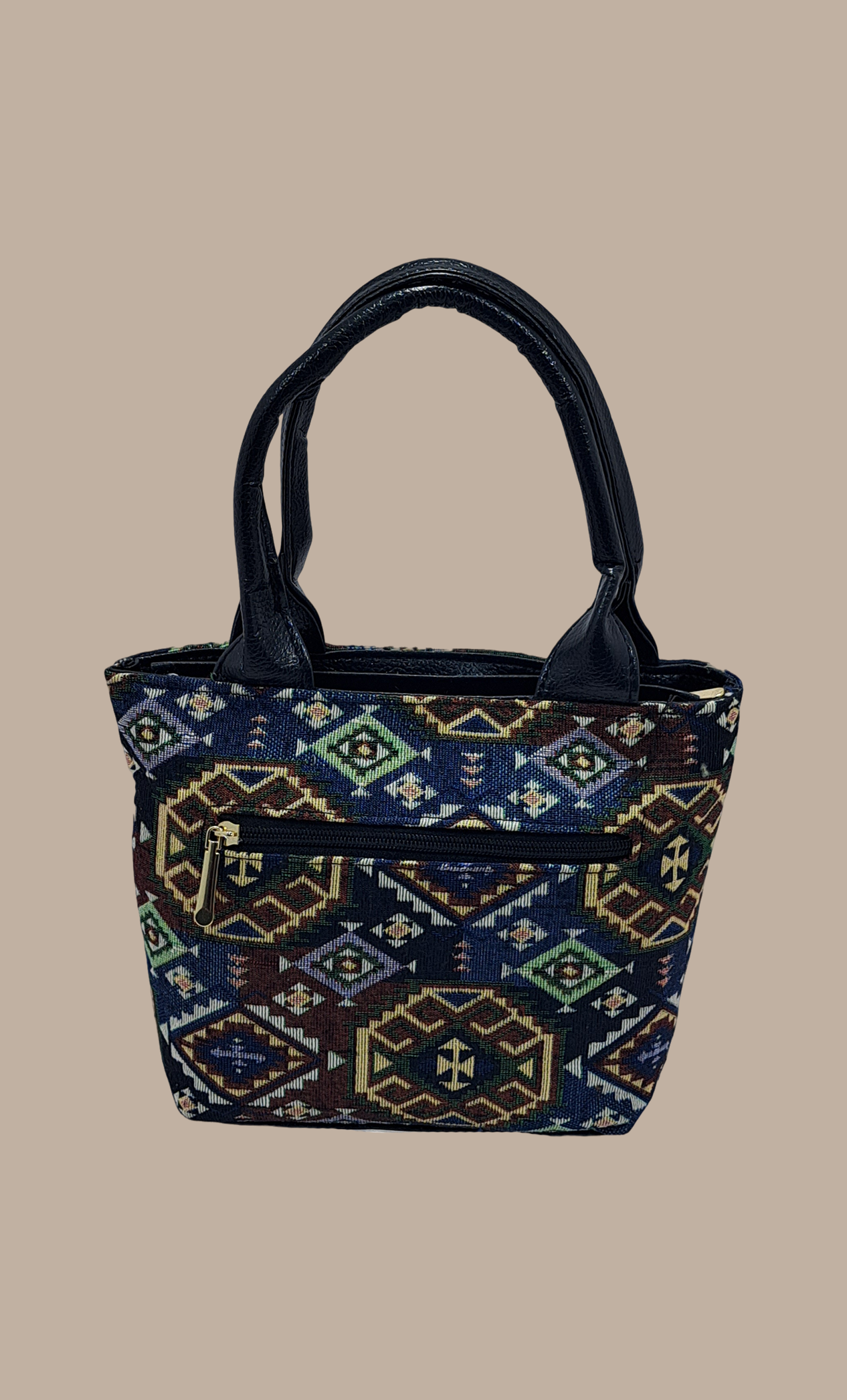 Multi-Colour Woven Handbag