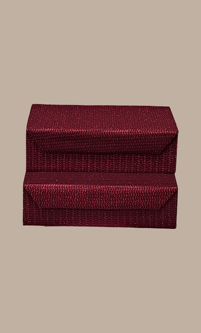 2 Roll Maroon Bangle Box