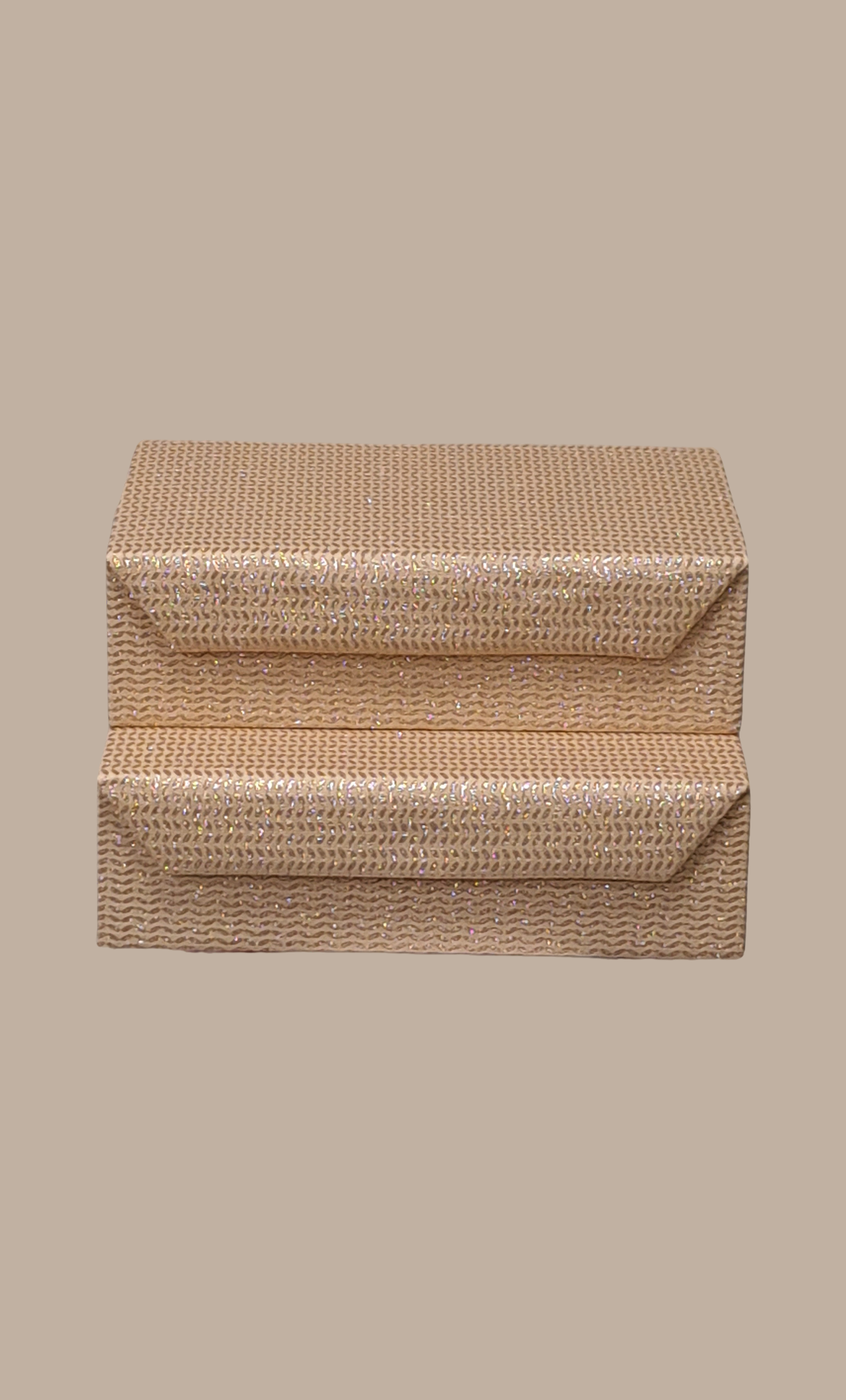 2 Roll Beige Bangle Box