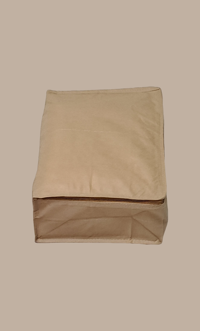 Deep Beige Sari Cover