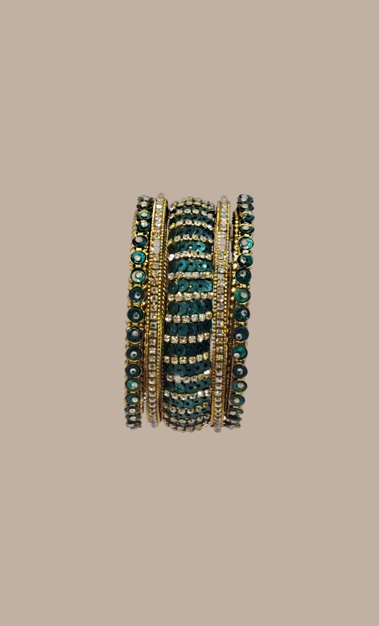 Deep Green Bangles