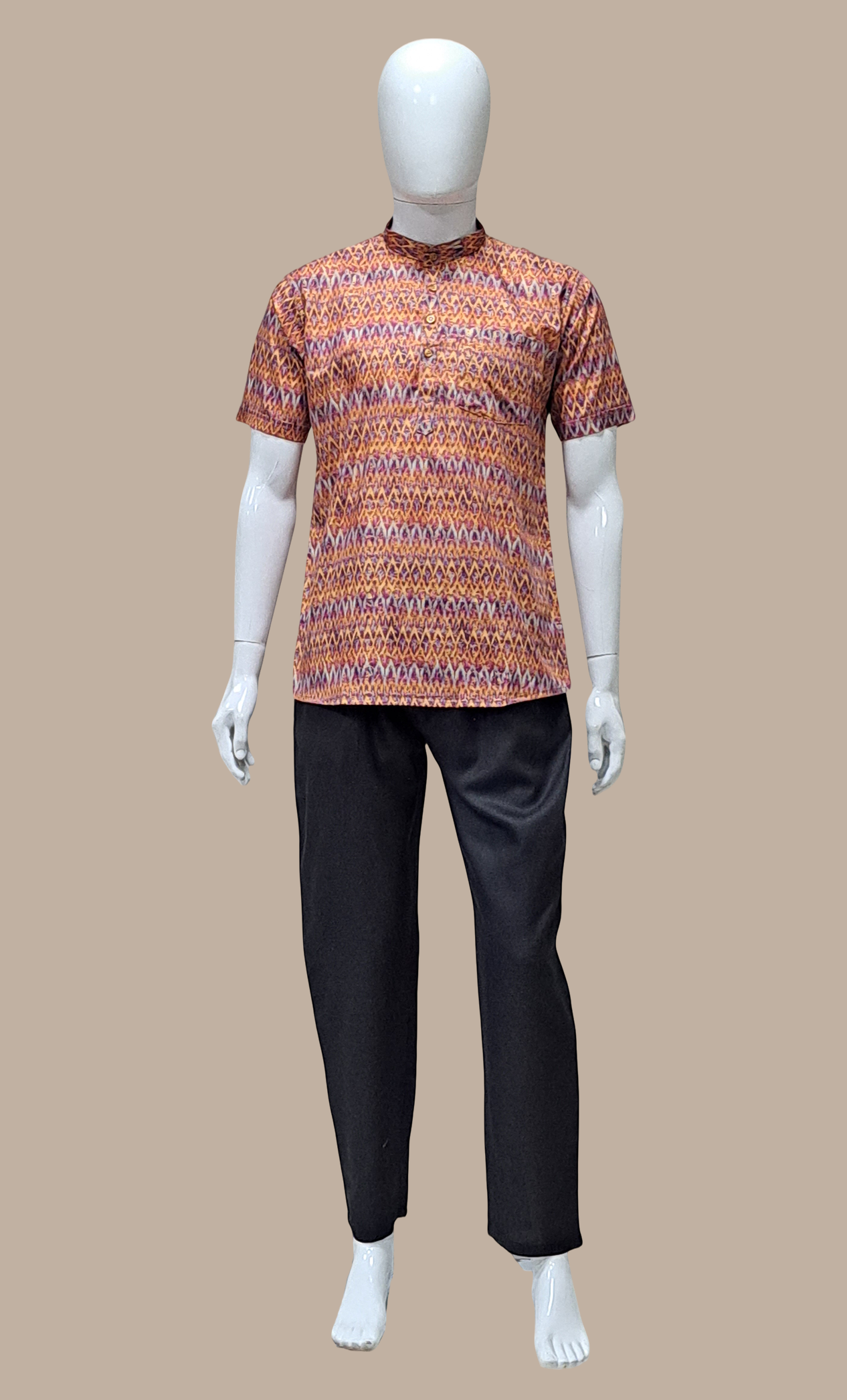 Multi Colour Printed Kurta Top