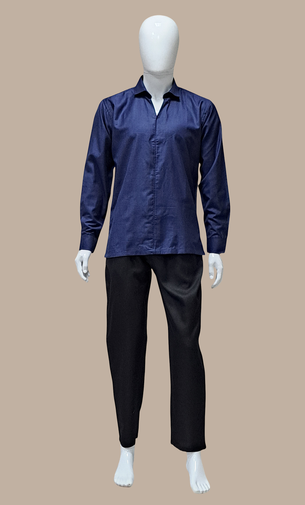 Navy Kurta Top