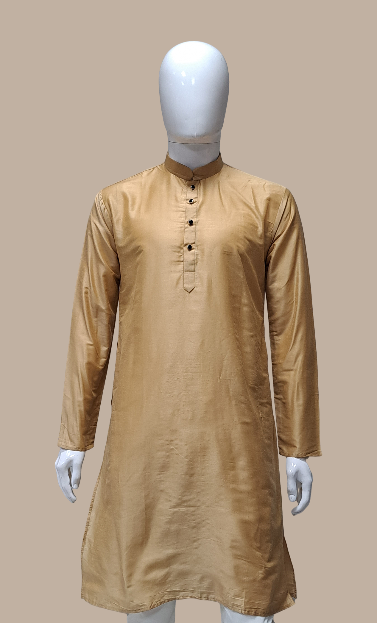 Dark Beige Kurta Set