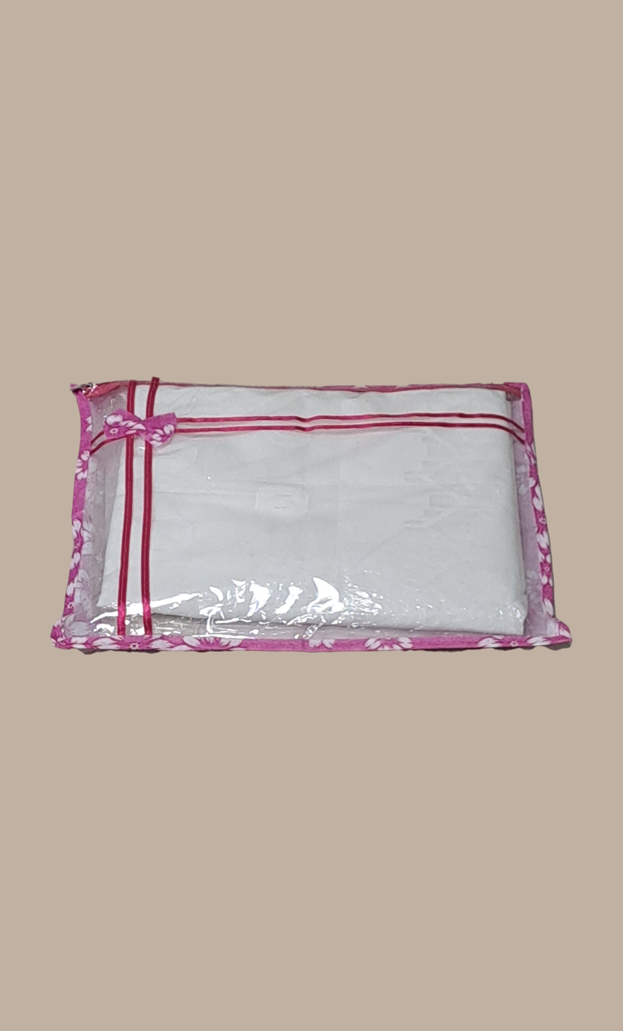 Pink Single Sari Cover