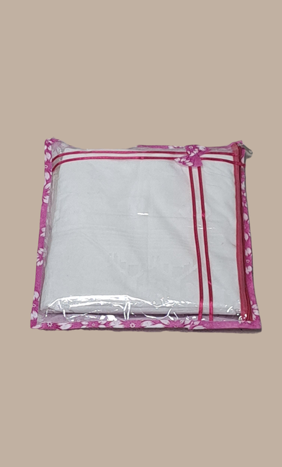 Pink Single Sari Cover