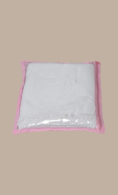 Baby Pink Single Sari Cover