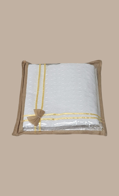 Deep Beige Single Sari Cover