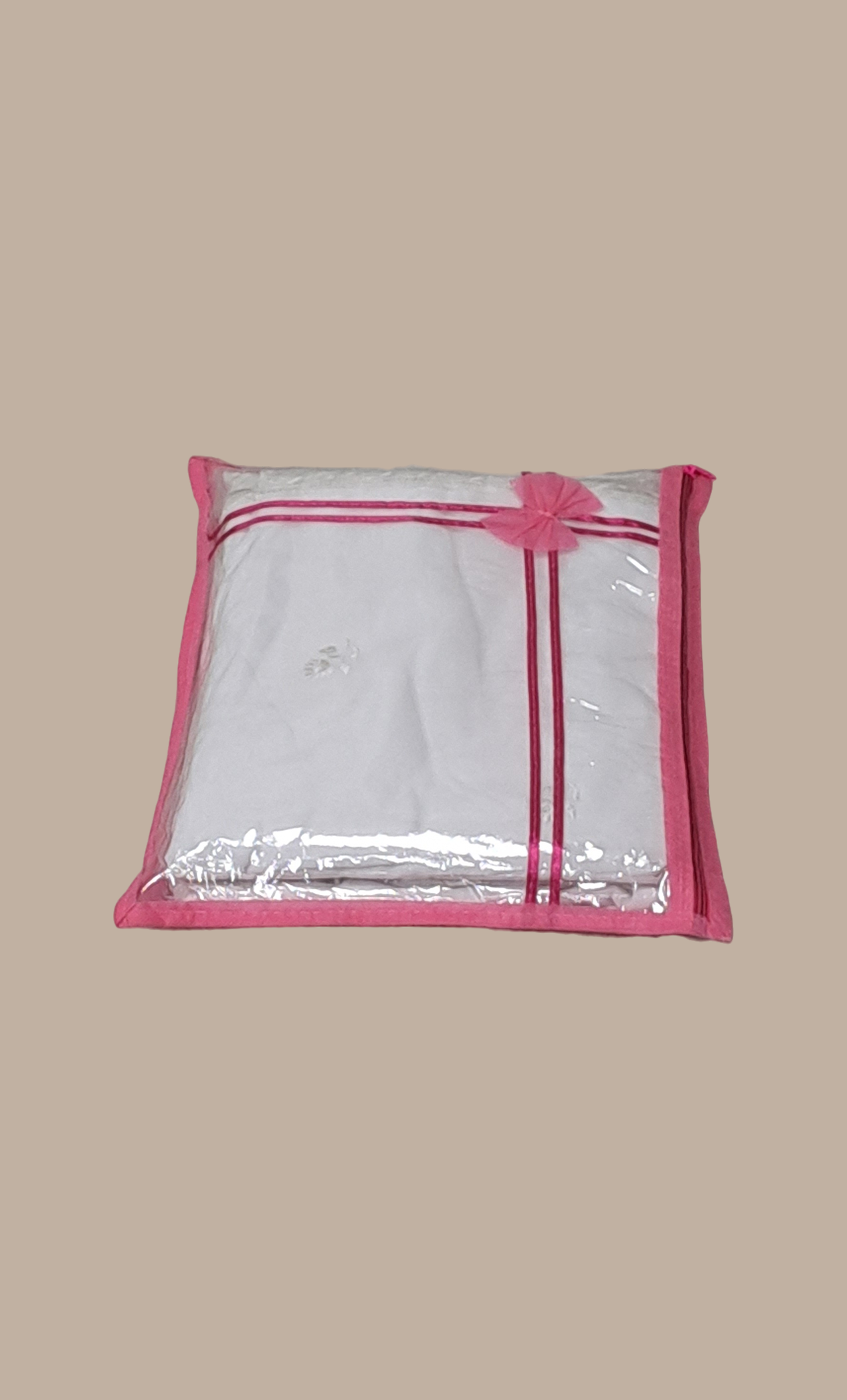 Deep Pink Single Sari Cover