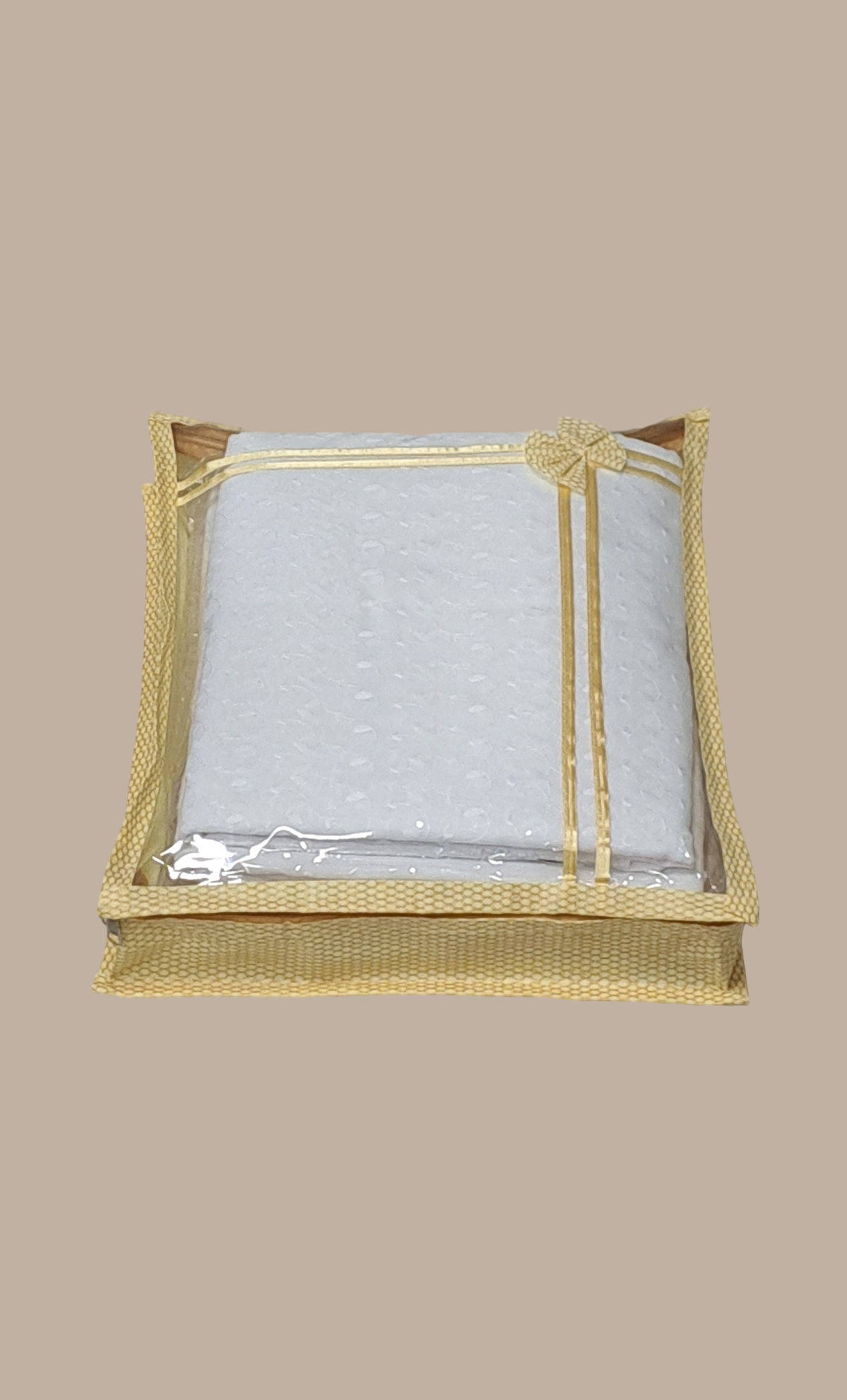 Beige Sari Cover