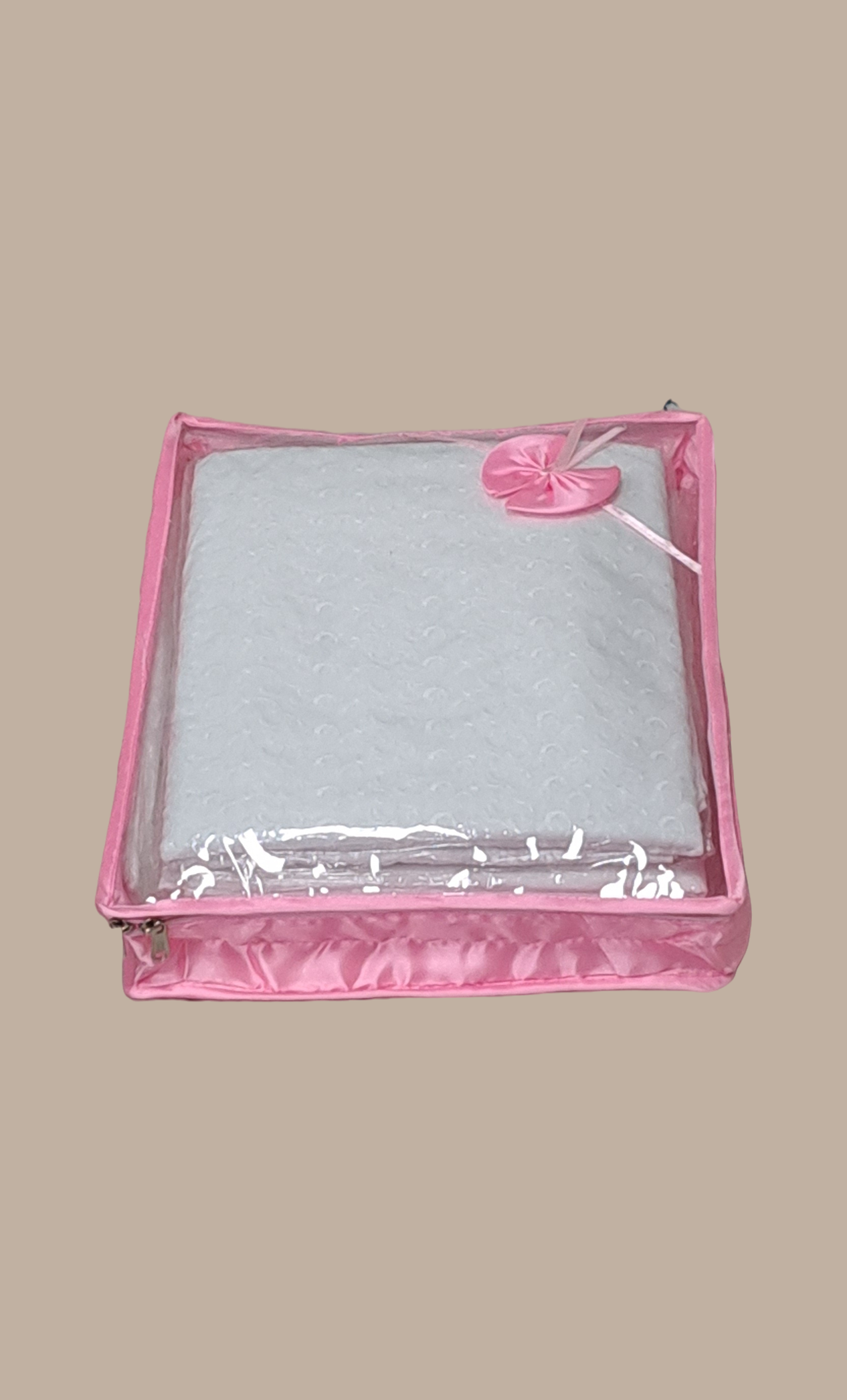 Pink Double Sari Cover