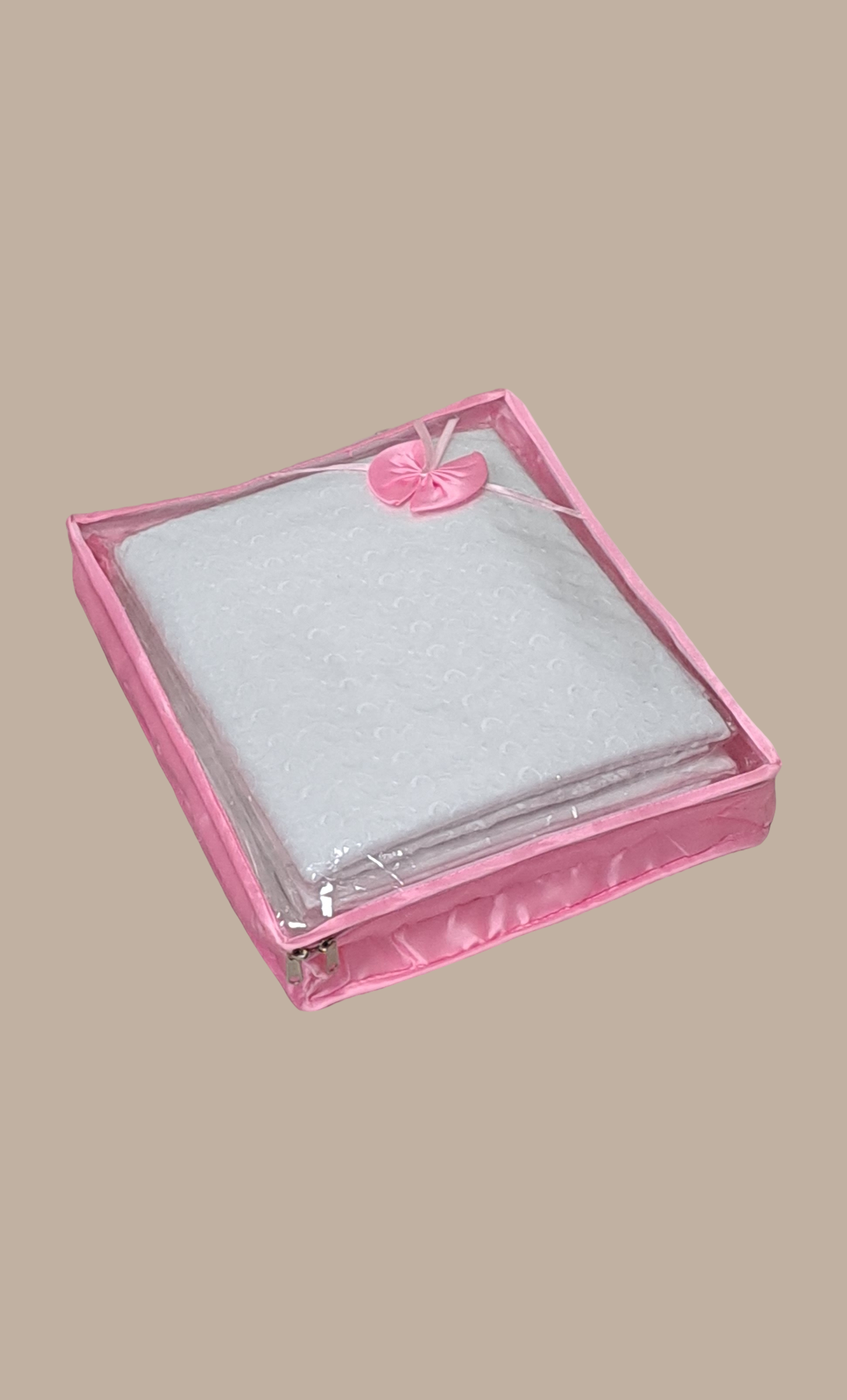 Pink Double Sari Cover