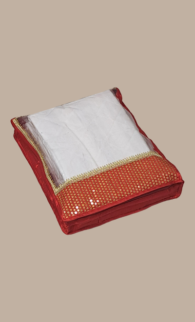 Red Double Sari Cover