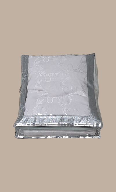 Silver Double Sari Cover