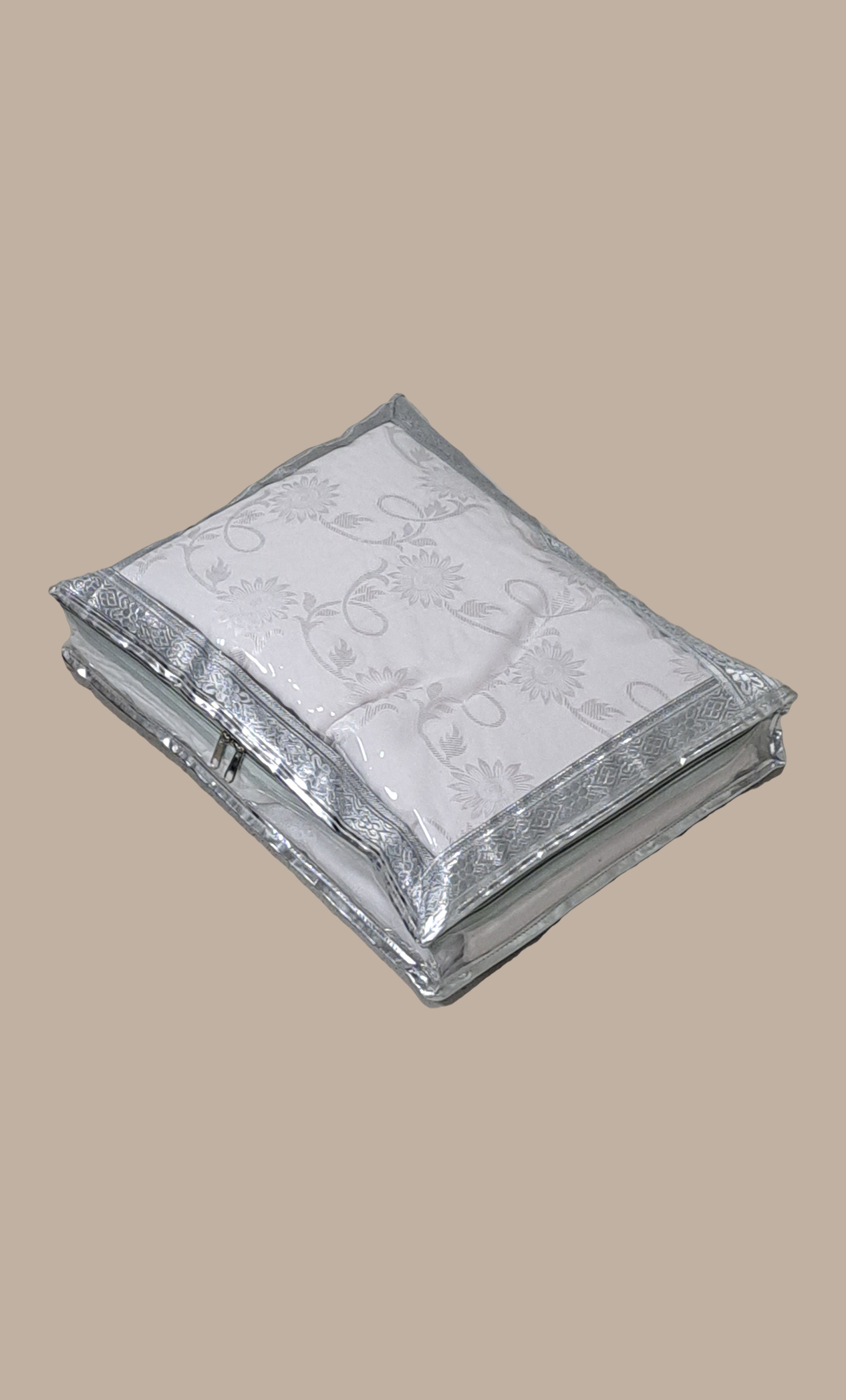 Silver Double Sari Cover