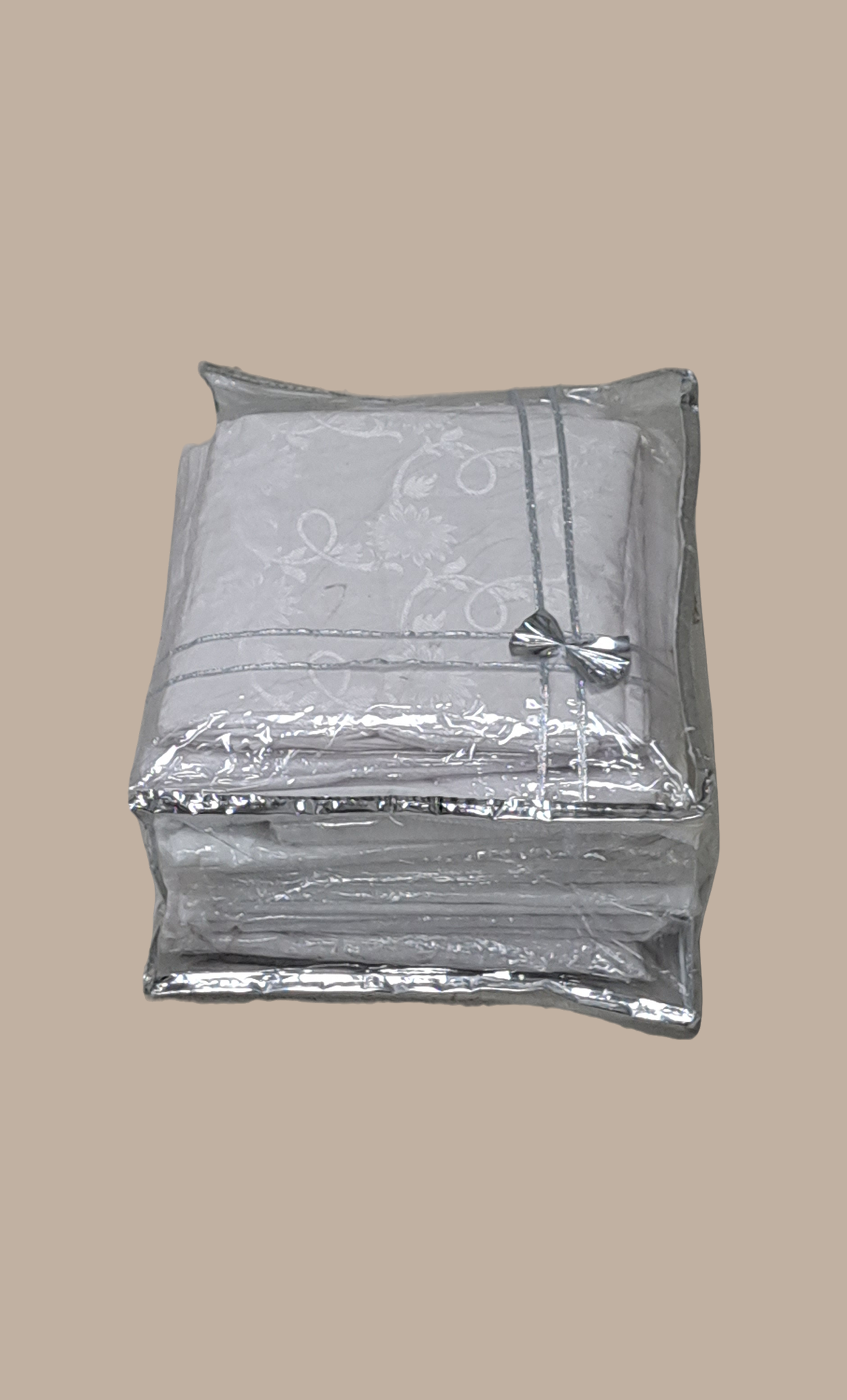 Silver Double Sari Cover