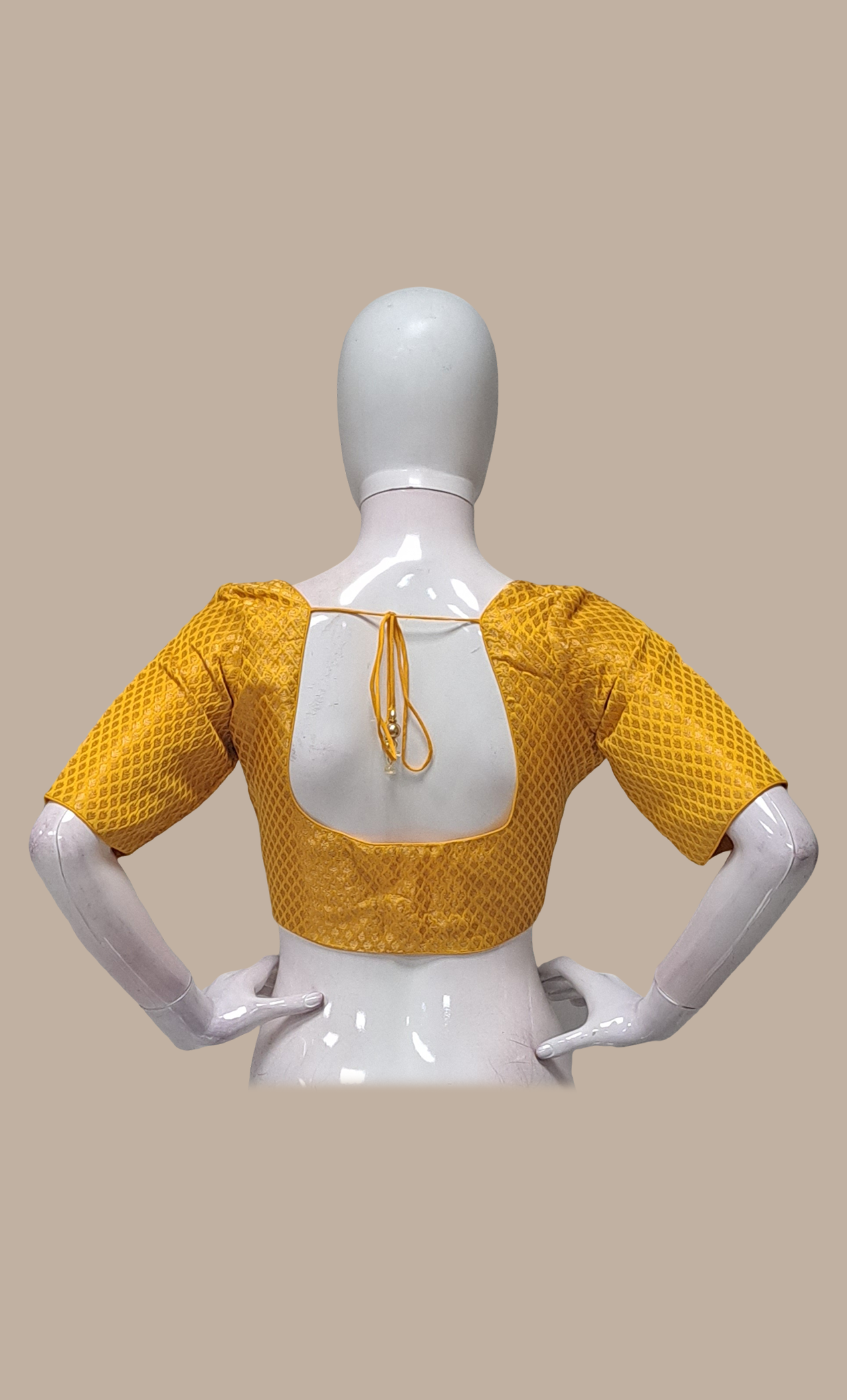 Mustard Embroidered Blouse