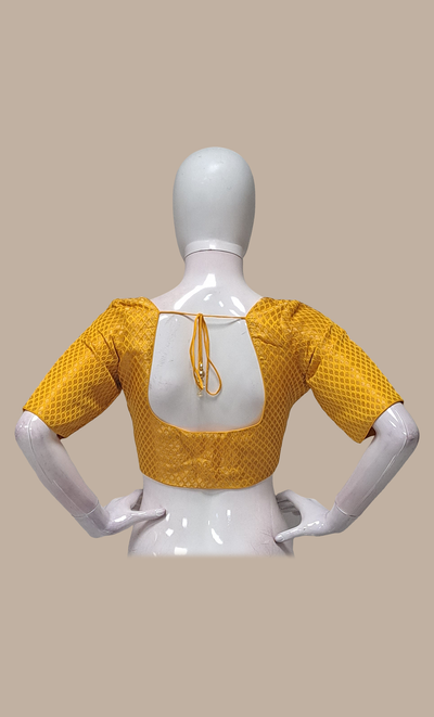 Mustard Embroidered Blouse