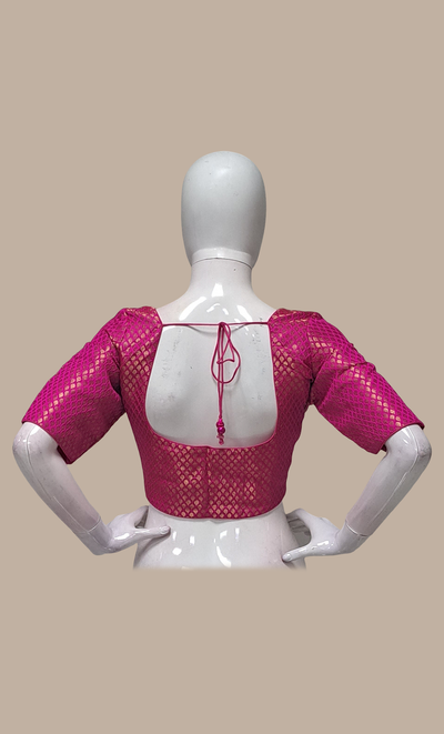 Cerise Embroidered Blouse