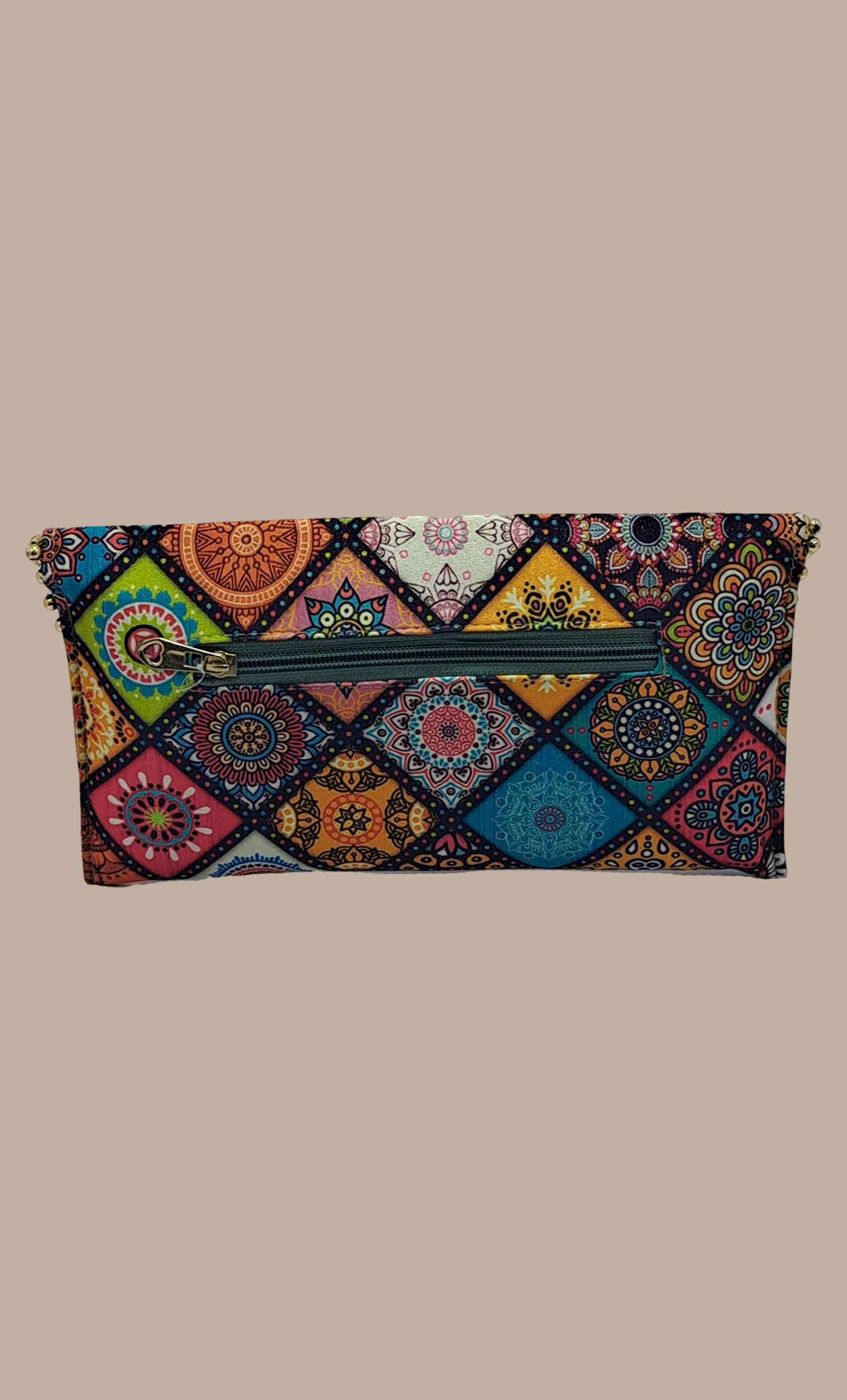 Multi-Colour Printed Clutch