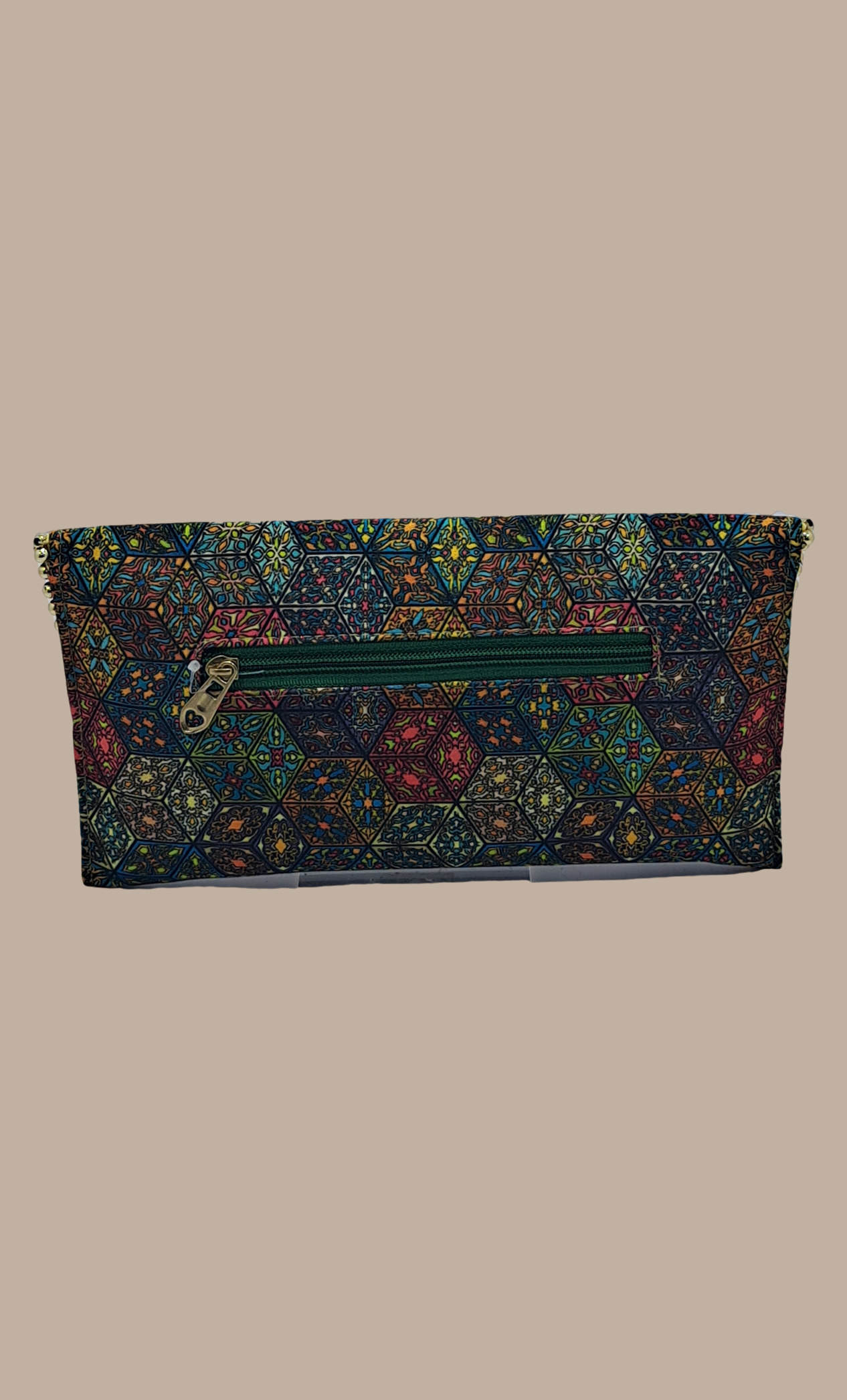 Multi-Colour Printed Clutch