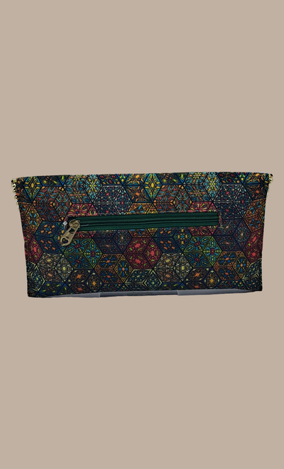 Multi-Colour Printed Clutch