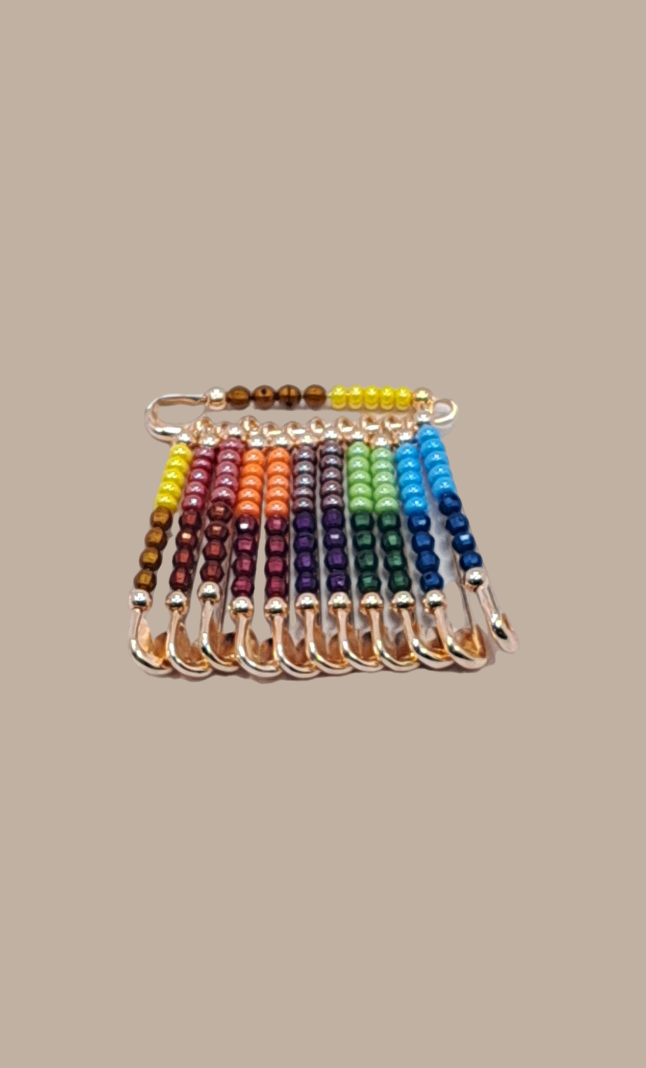 Bead Work Sari Pins