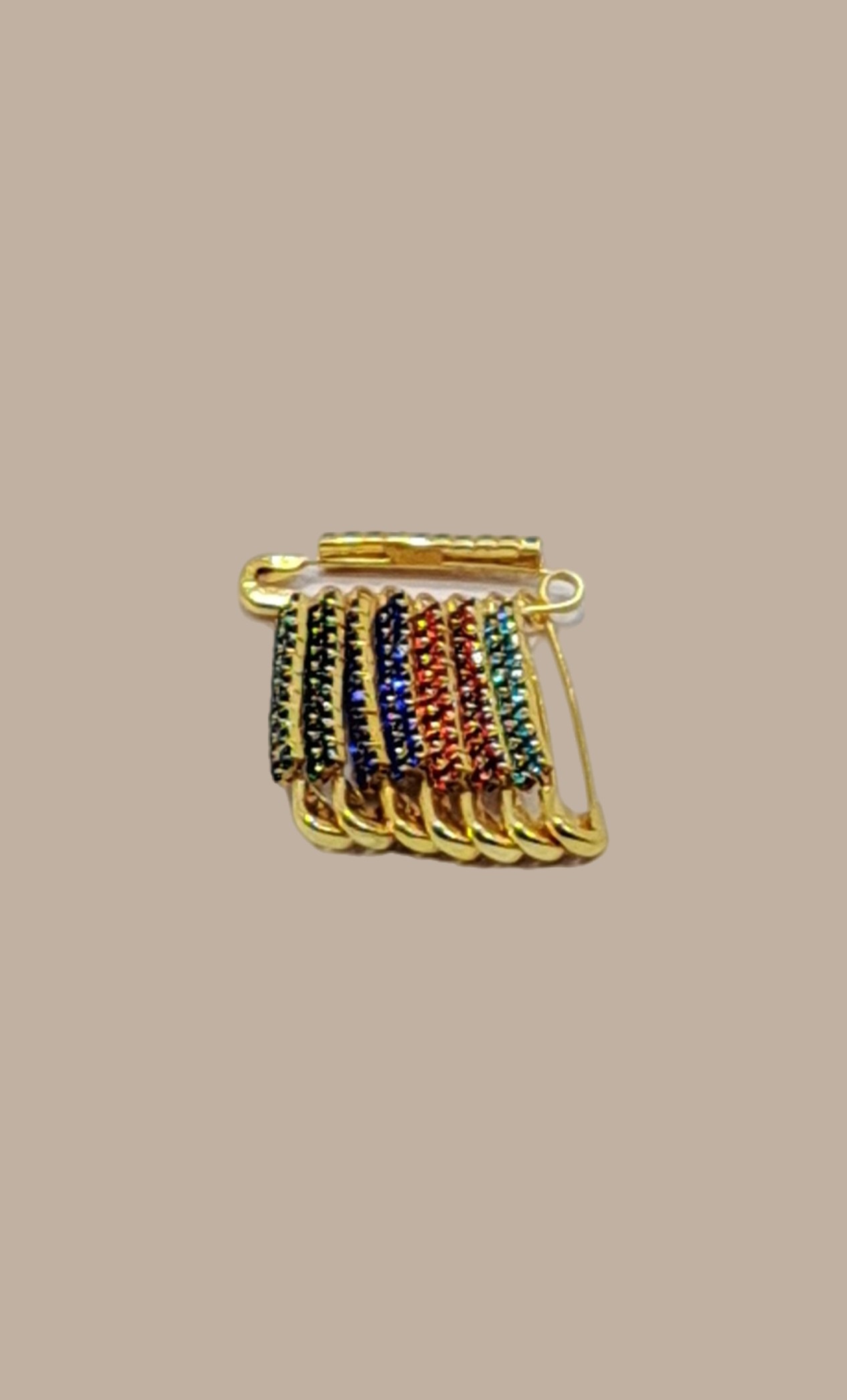 Small Gold Sari Pins