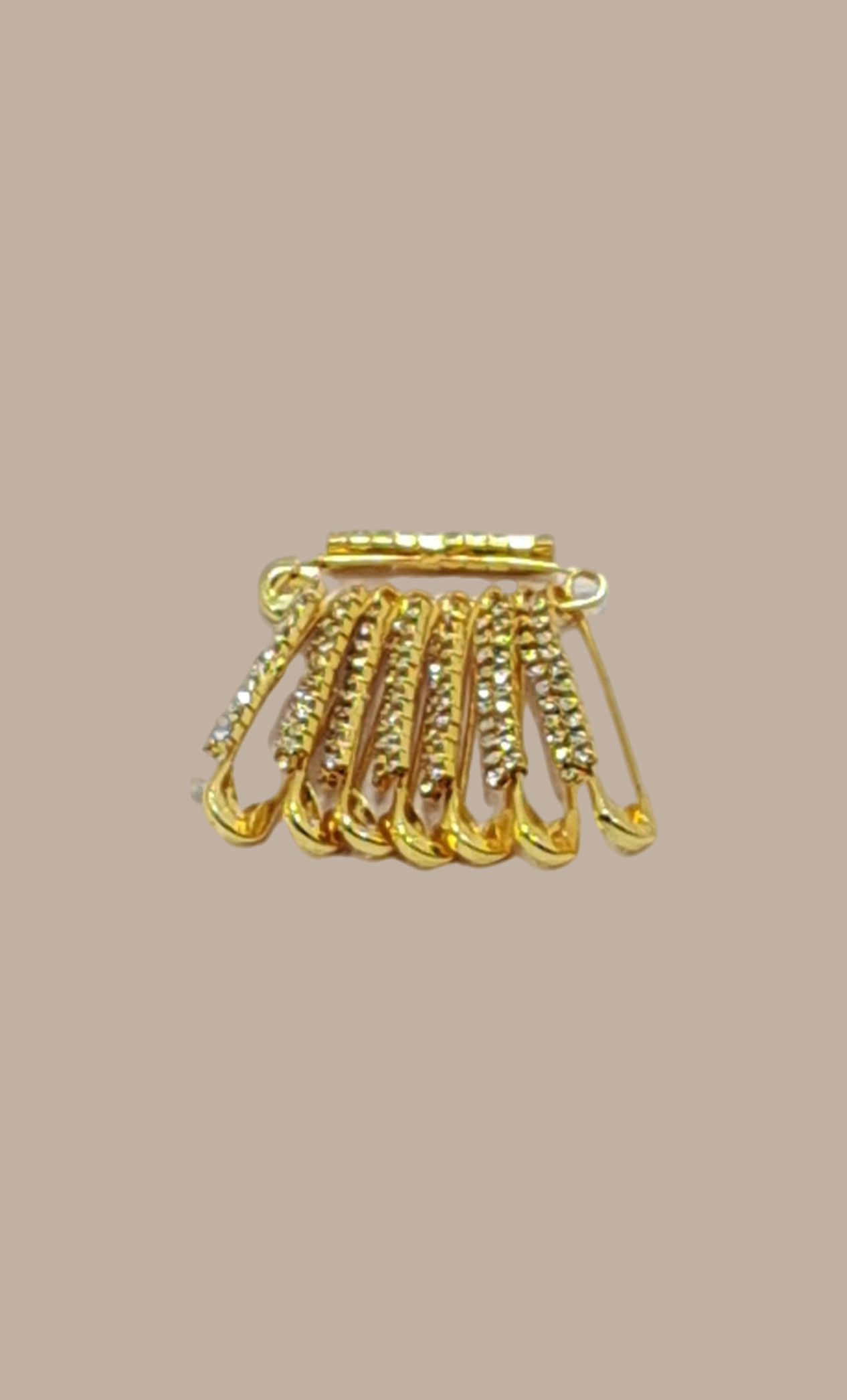 Small Gold Sari Pins