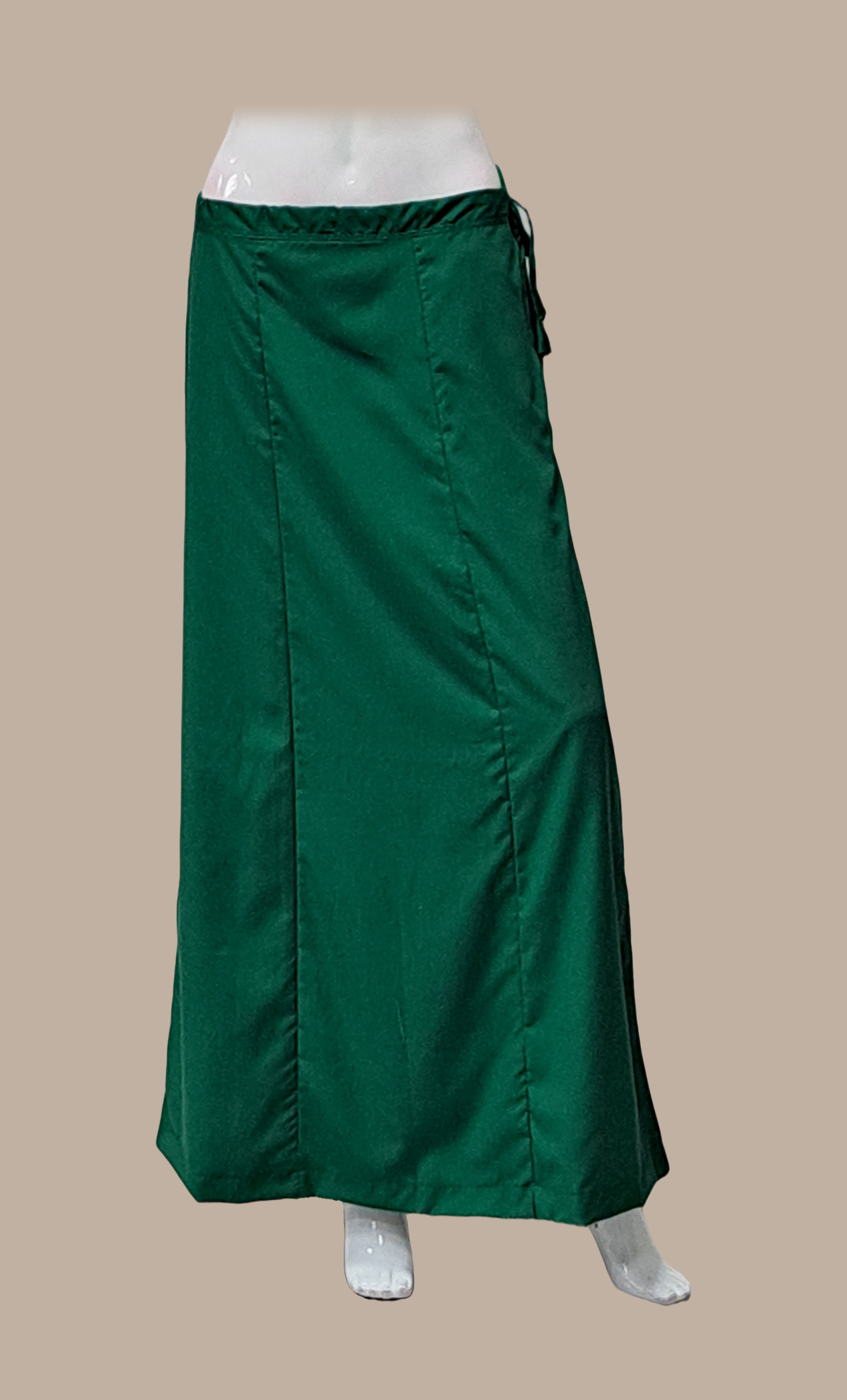 Bottle Green Cotton Under Skirt