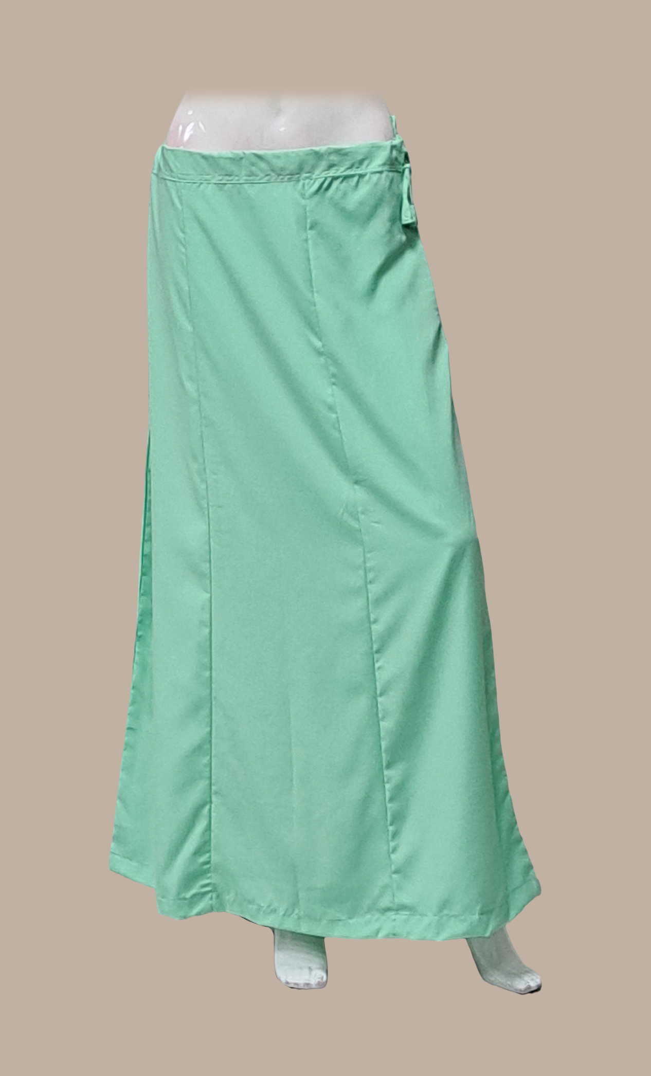 Light Green Cotton Under Skirt