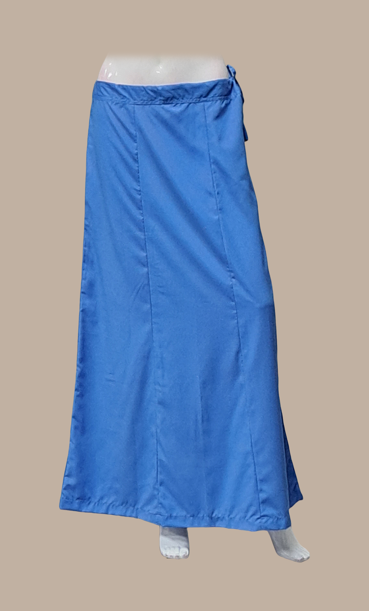 Medium Blue Cotton Under Skirt