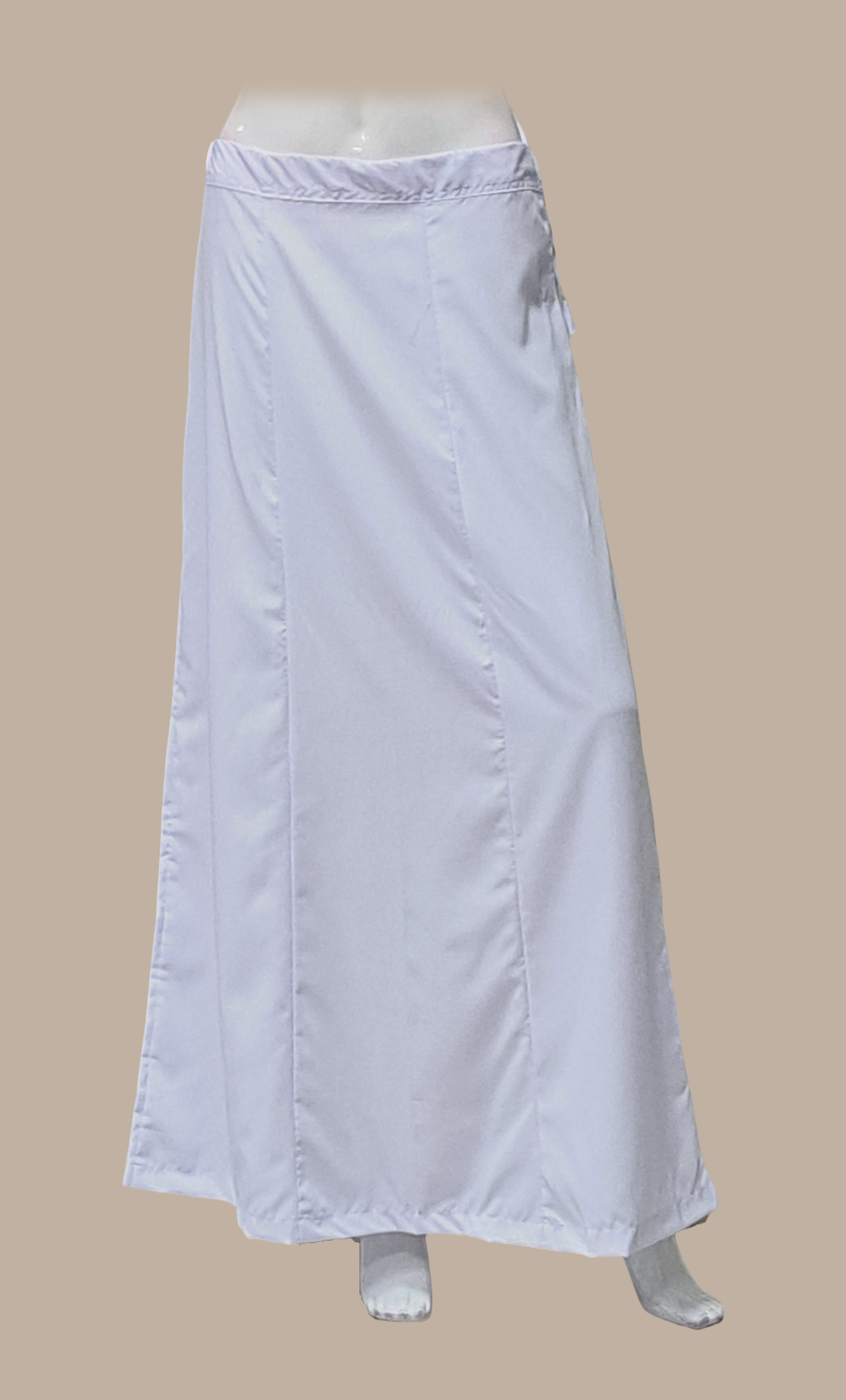 White Cotton Under Skirt