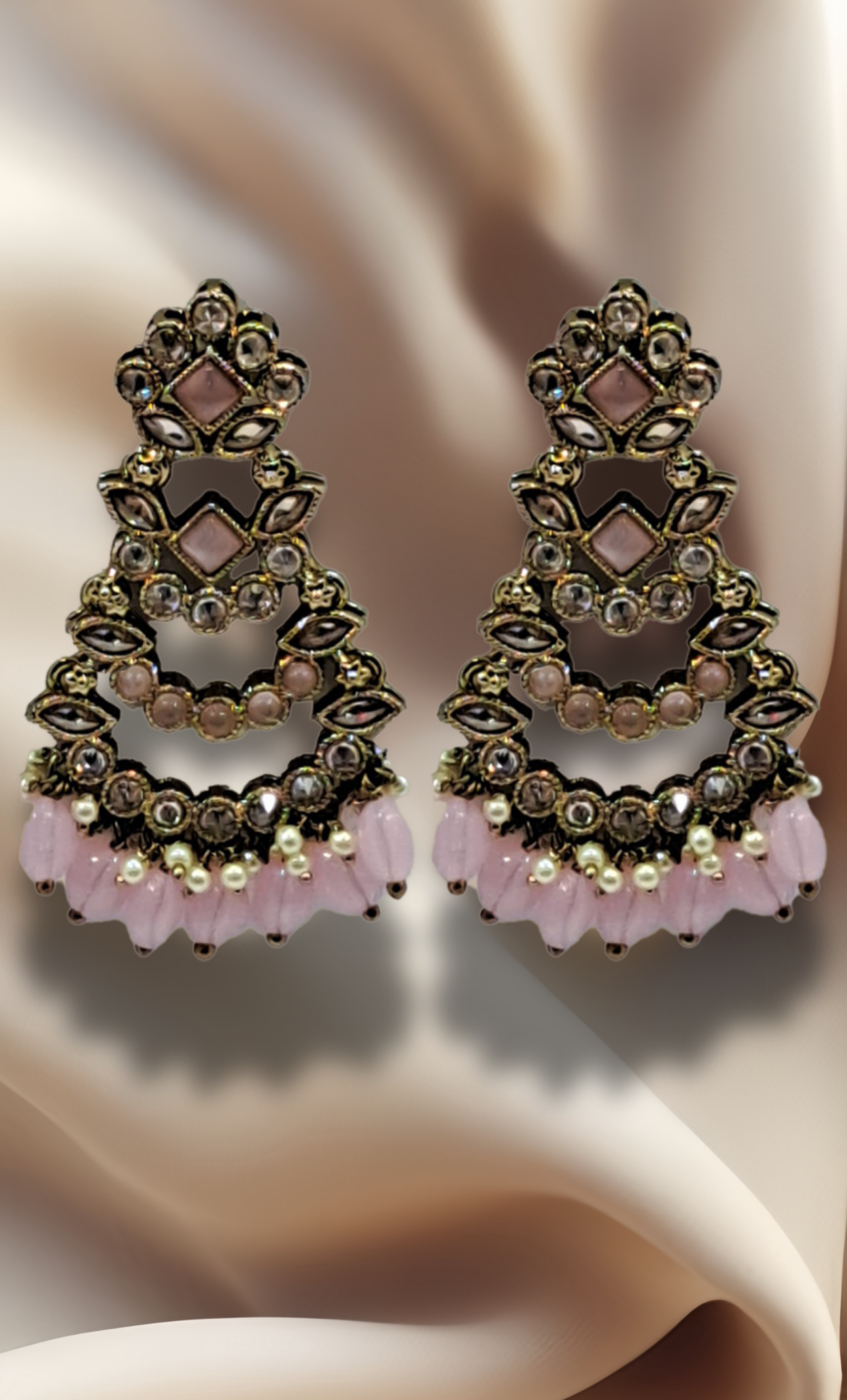 Soft Pink Drop Earrings