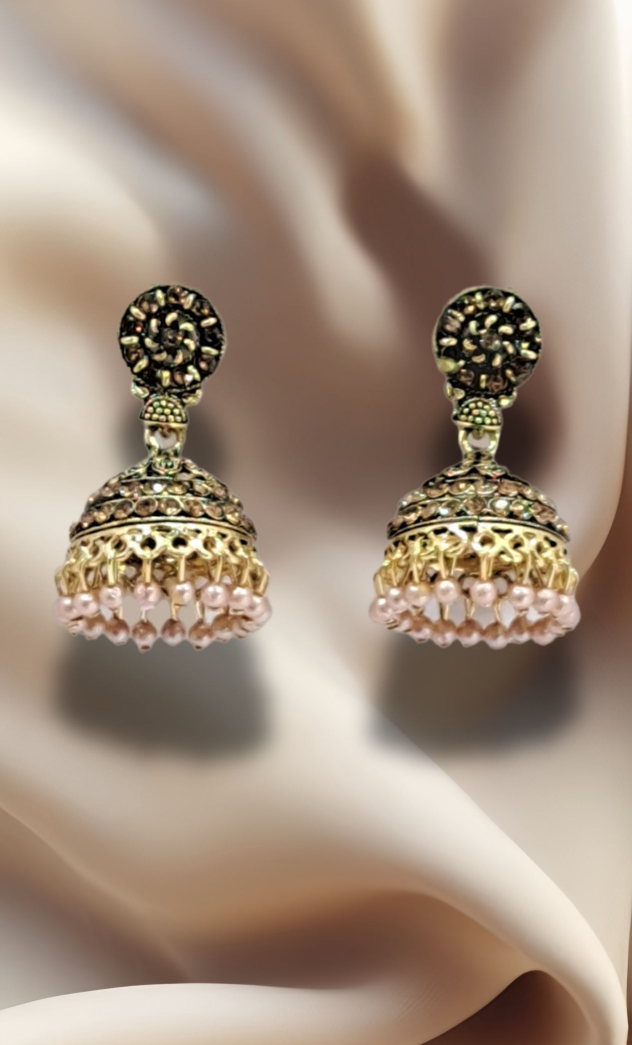 Gold Jumki Earrings