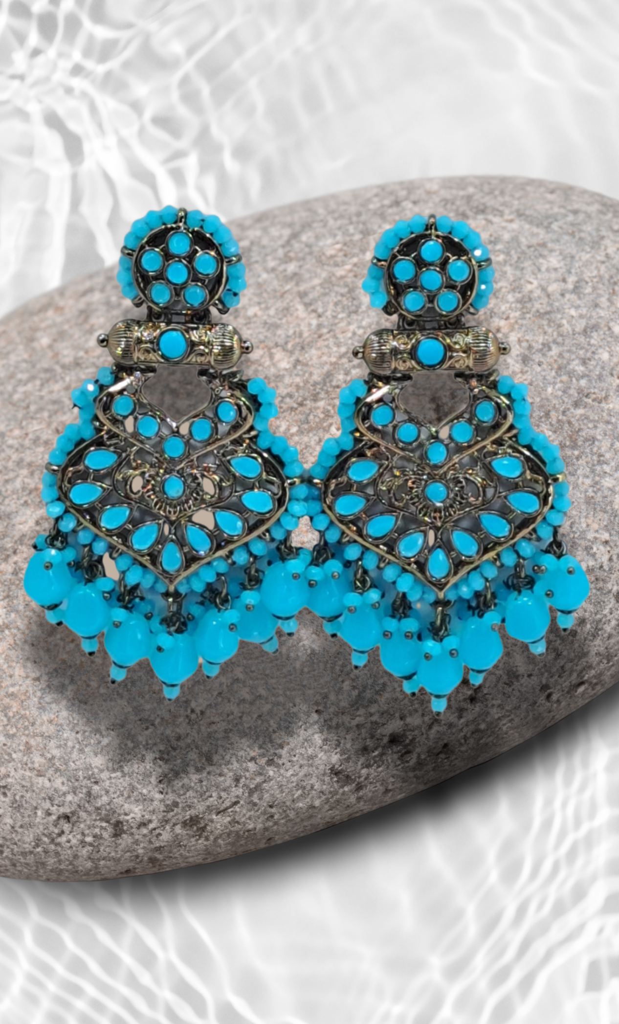 Sea Blue Drop Earrings