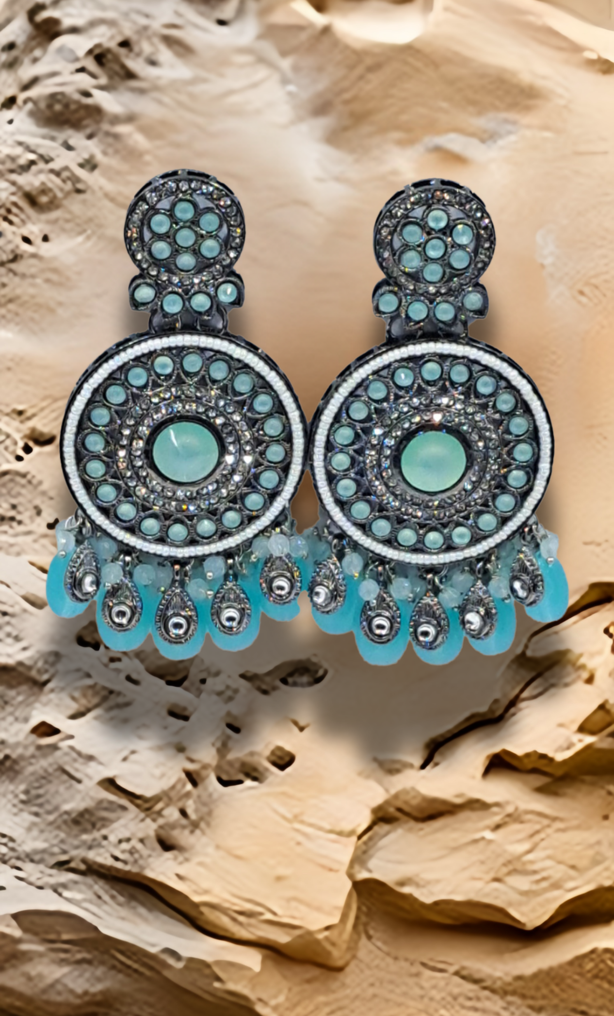 Sea Green Drop Earrings